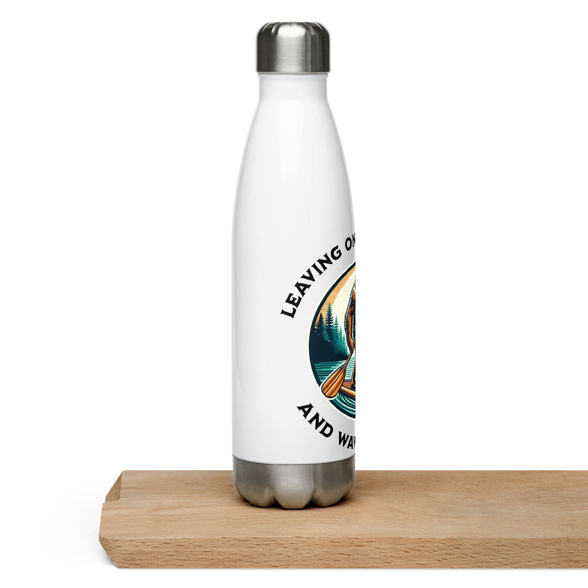Bigfoot Paddle Boarding Stainless Steel Water Bottle - Stainless Steel Water Bottle - Discovery Co.