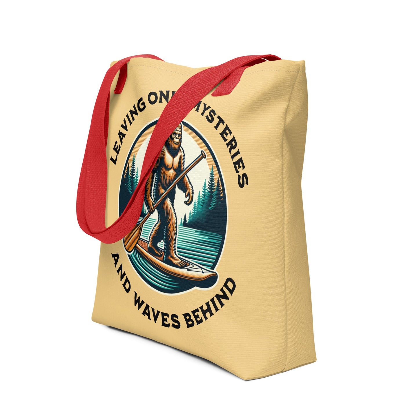 Bigfoot Paddle Boarding Tote Bag - Tote Bags - Discovery Co.