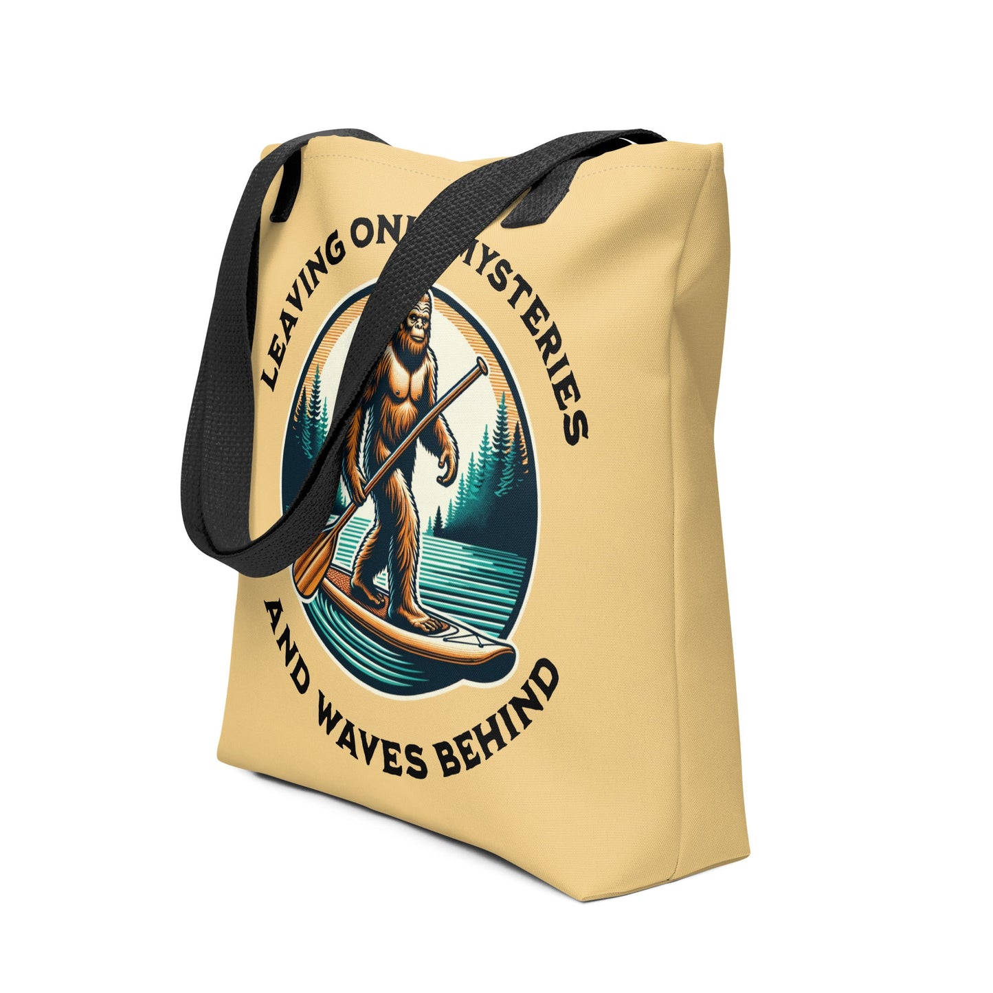Bigfoot Paddle Boarding Tote Bag - Tote Bags - Discovery Co.