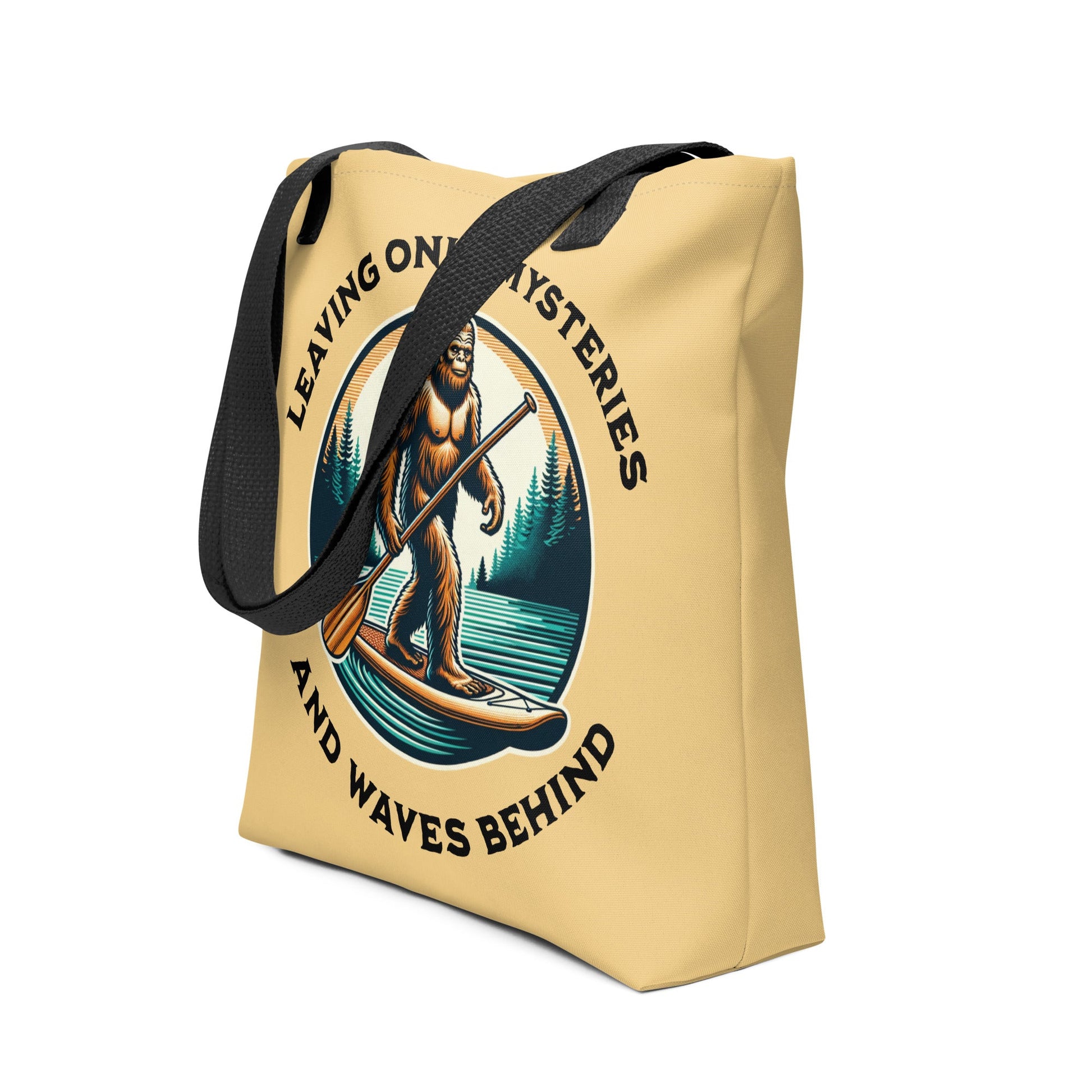 Bigfoot Paddle Boarding Tote Bag - Tote Bags - Discovery Co.