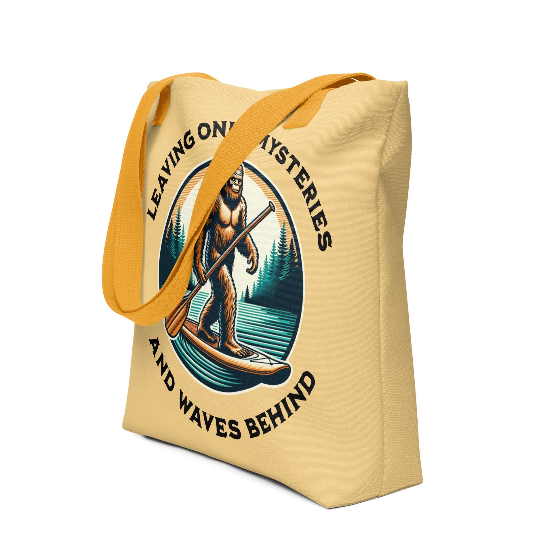 Bigfoot Paddle Boarding Tote Bag - Tote Bags - Discovery Co.