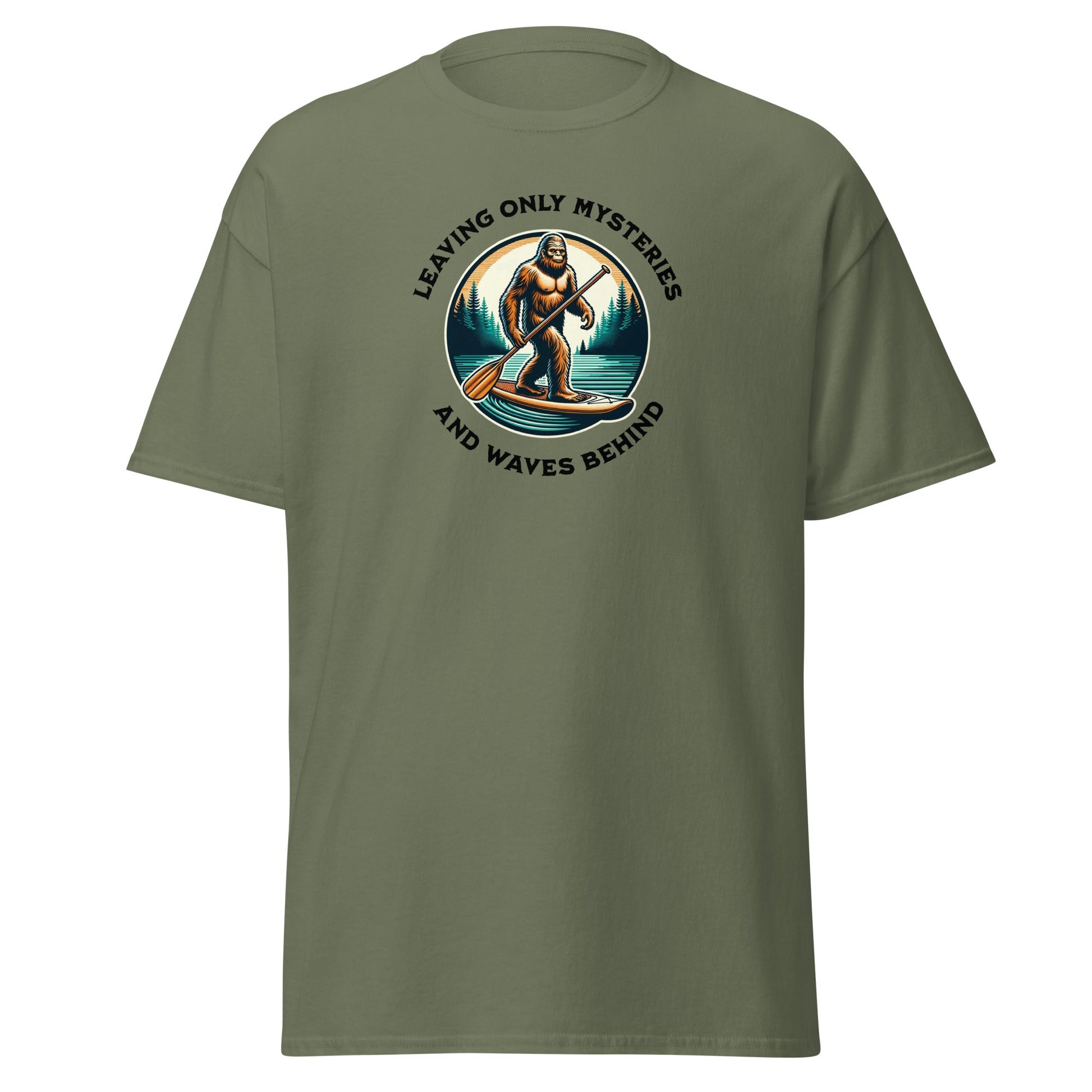 Bigfoot Paddle Boarding Women's (Unisex) Classic Tee - Women's Shirts - Discovery Co.