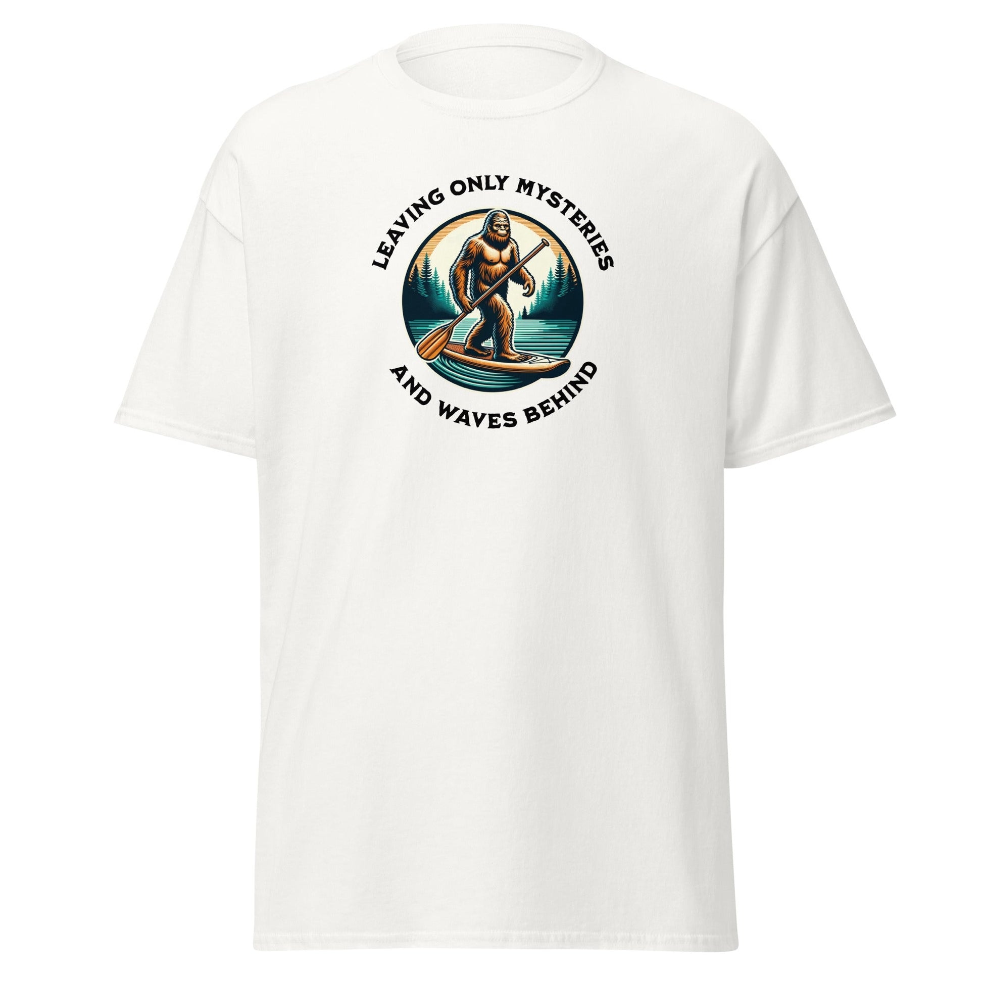 Bigfoot Paddle Boarding Women's (Unisex) Classic Tee - Women's Shirts - Discovery Co.
