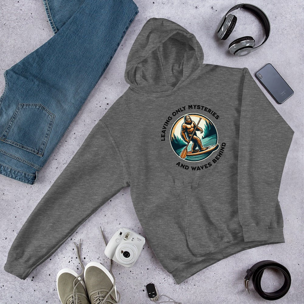 Bigfoot Paddle Boarding Women's (Unisex) Hoodie - Hoodies - Discovery Co.