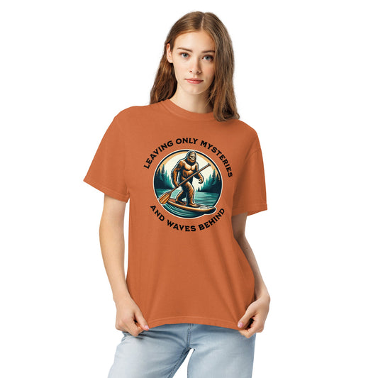 Bigfoot Paddle Boarding Women's (Unisex) Premium Tee - Women's Shirts - Discovery Co.