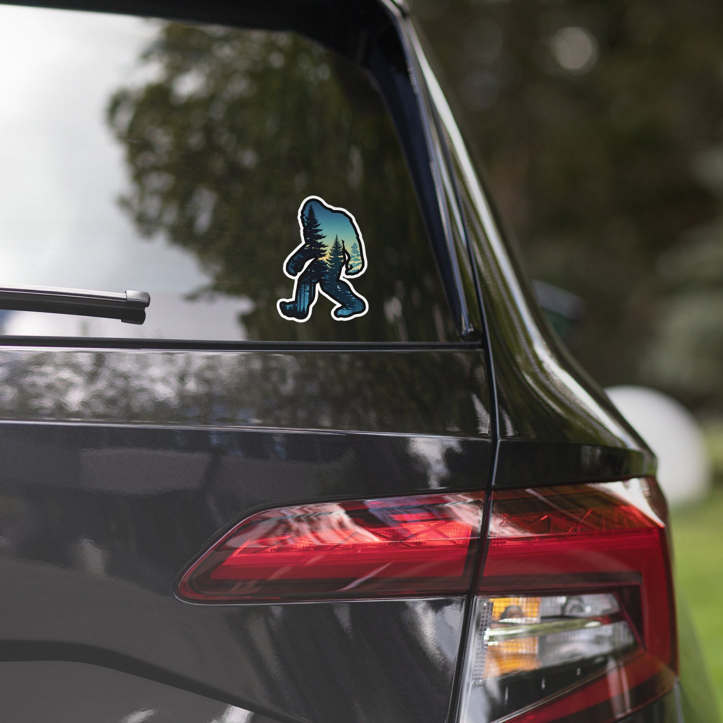 Bigfoot Sunset Forest Bubble - Free Stickers - Stickers - Discovery Co.