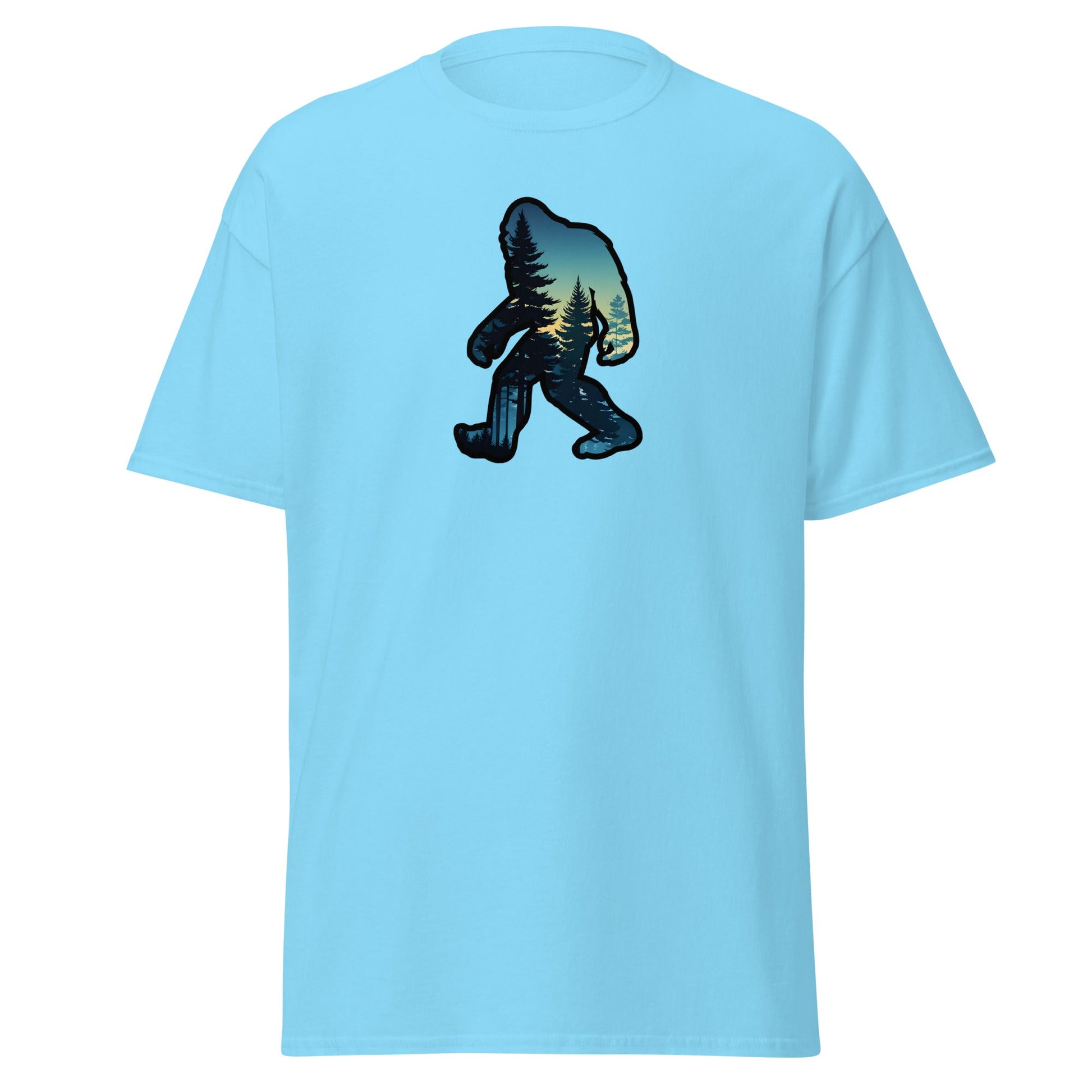 Bigfoot Sunset Forest Men's (Unisex) Classic Tee - Men's Shirts - Discovery Co.