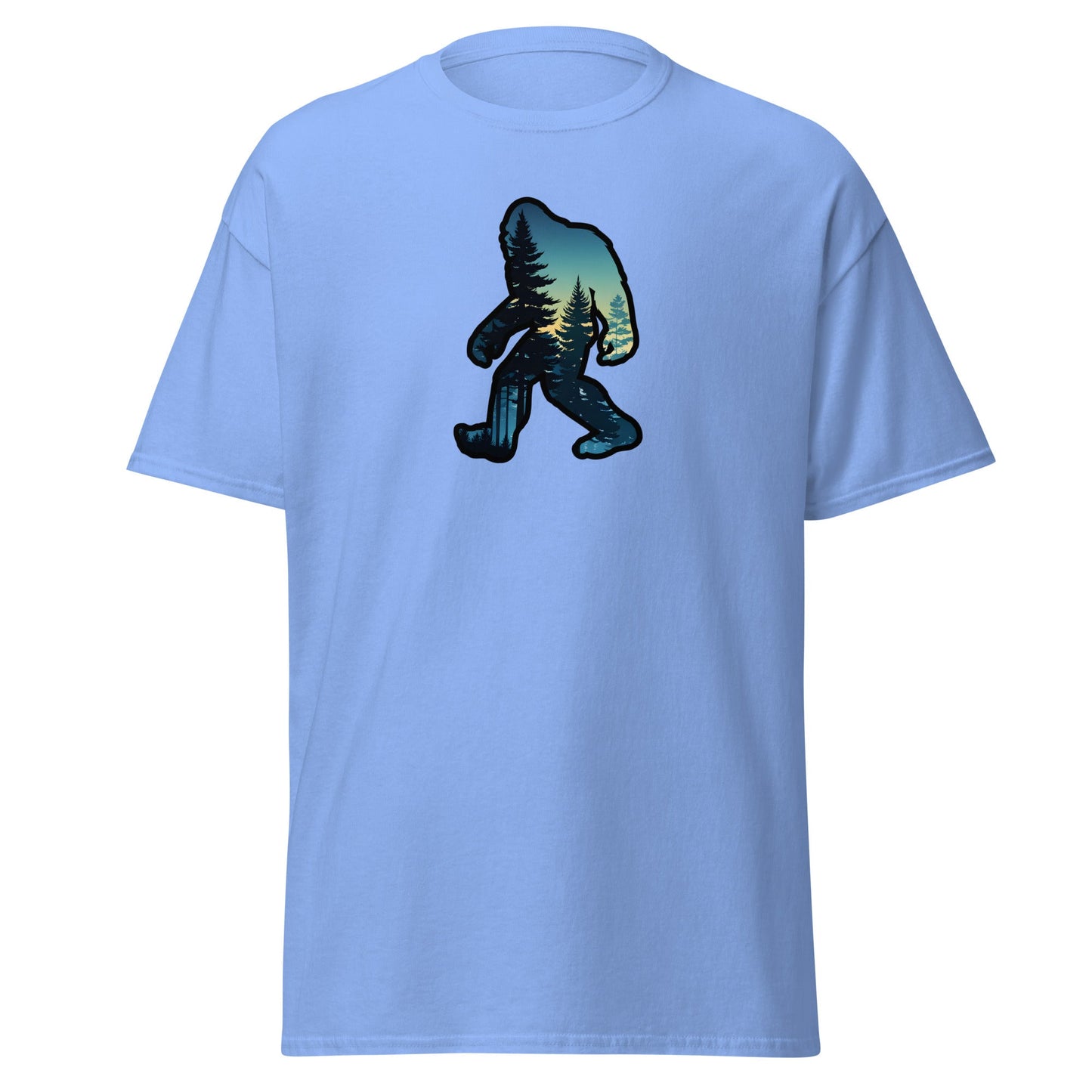 Bigfoot Sunset Forest Men's (Unisex) Classic Tee - Men's Shirts - Discovery Co.