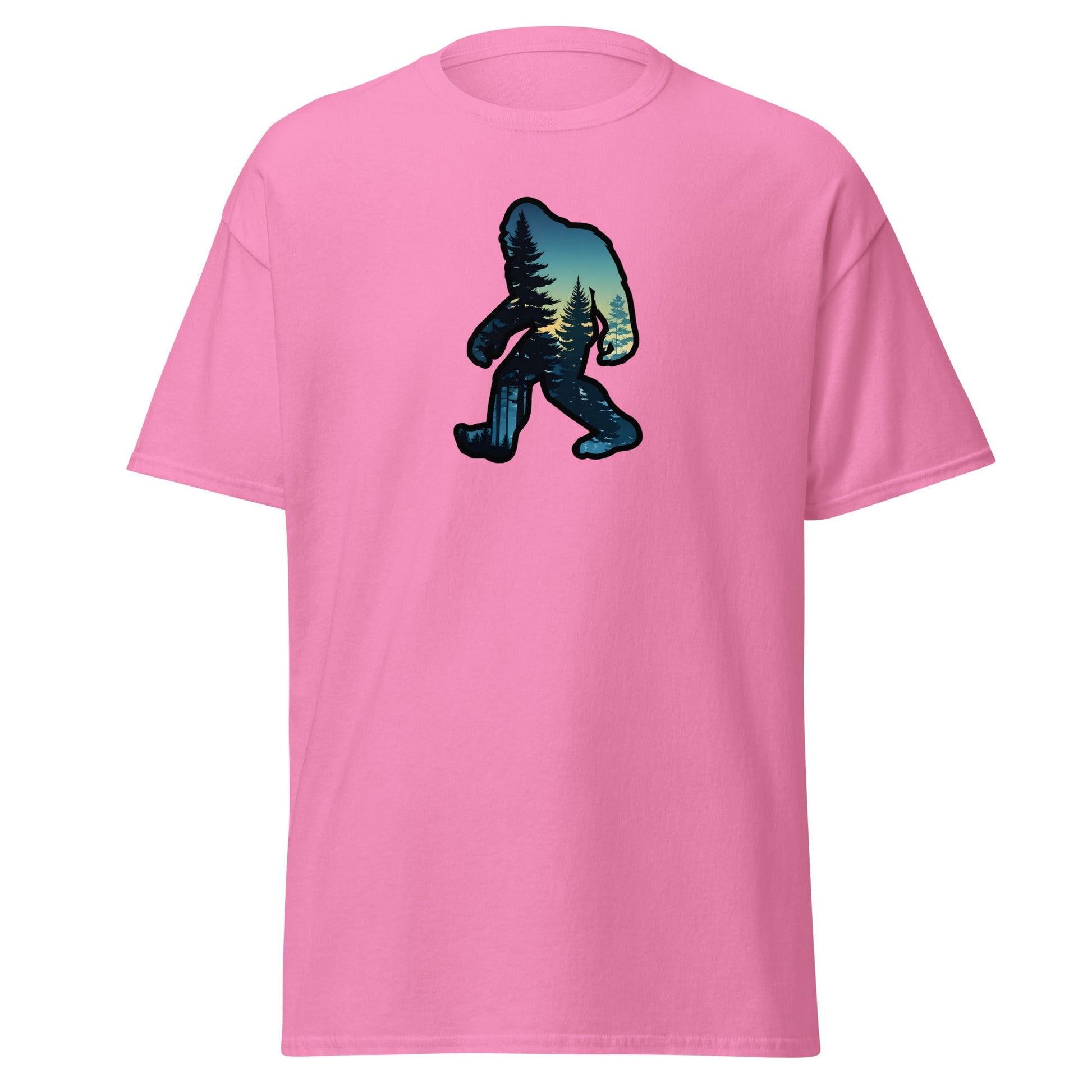 Bigfoot Sunset Forest Men's (Unisex) Classic Tee - Men's Shirts - Discovery Co.