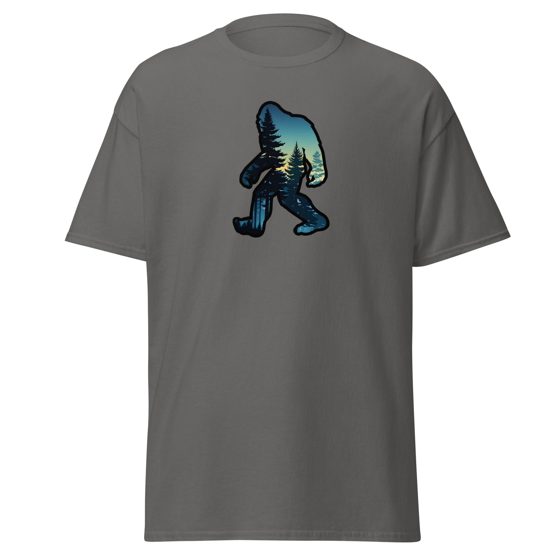 Bigfoot Sunset Forest Men's (Unisex) Classic Tee - Men's Shirts - Discovery Co.