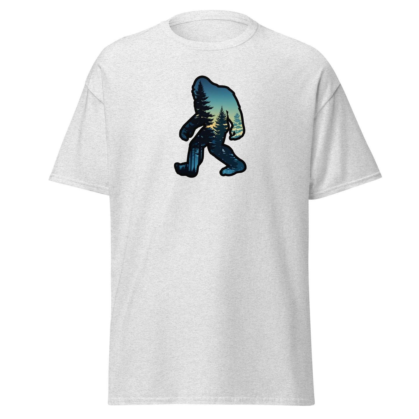 Bigfoot Sunset Forest Men's (Unisex) Classic Tee - Men's Shirts - Discovery Co.
