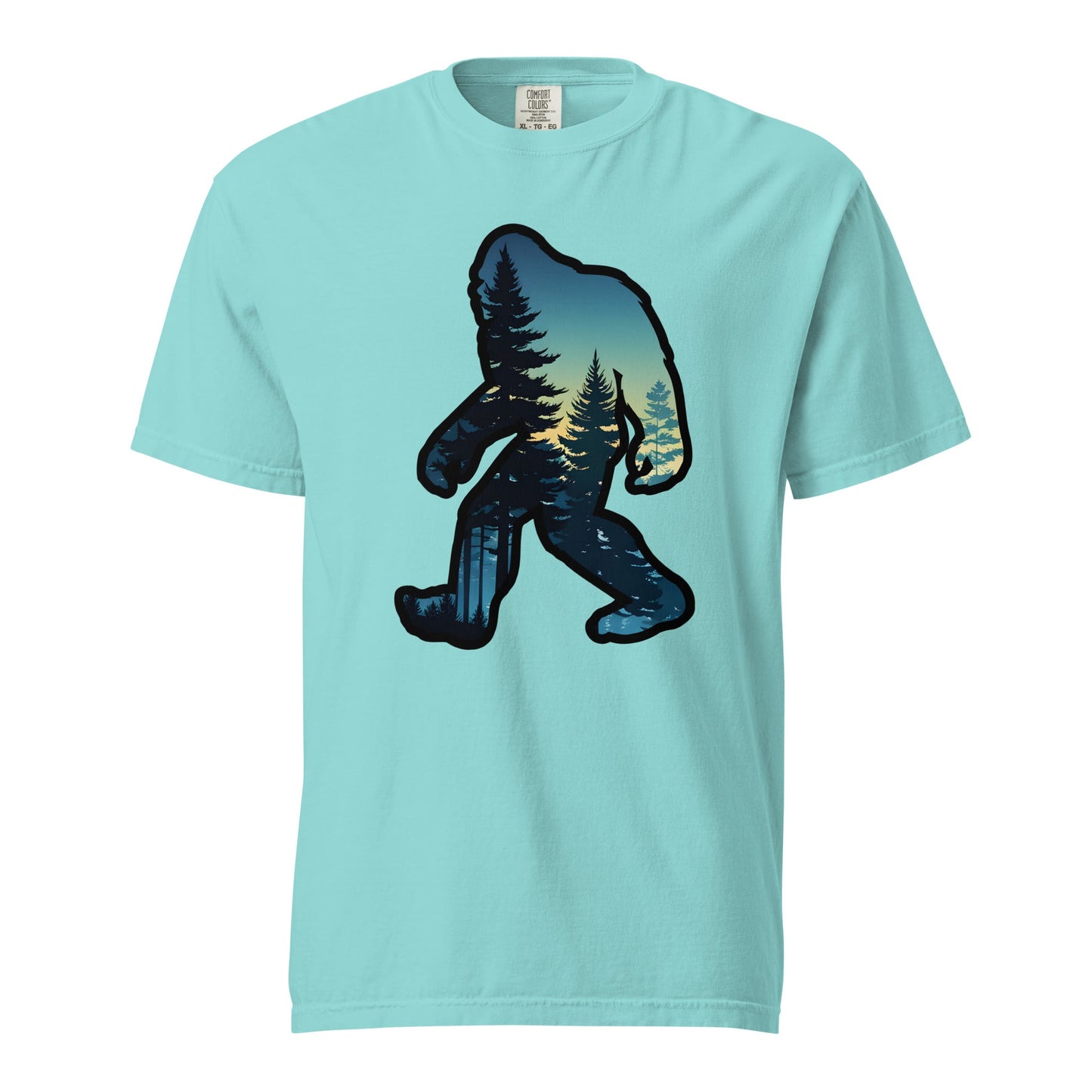 Bigfoot Sunset Forest Men's (Unisex) Premium Tee - Men's Shirts - Discovery Co.