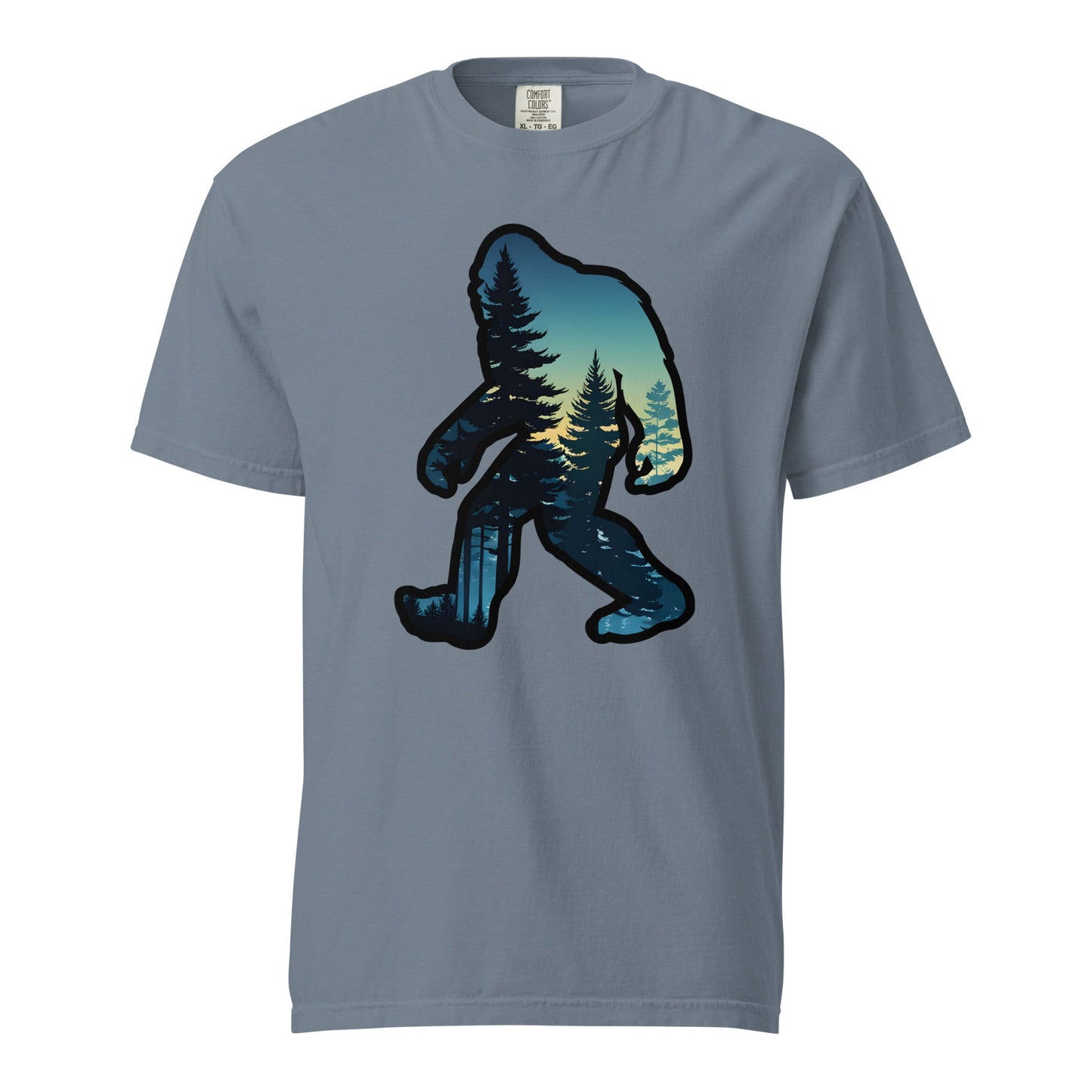 Bigfoot Sunset Forest Men's (Unisex) Premium Tee - Men's Shirts - Discovery Co.