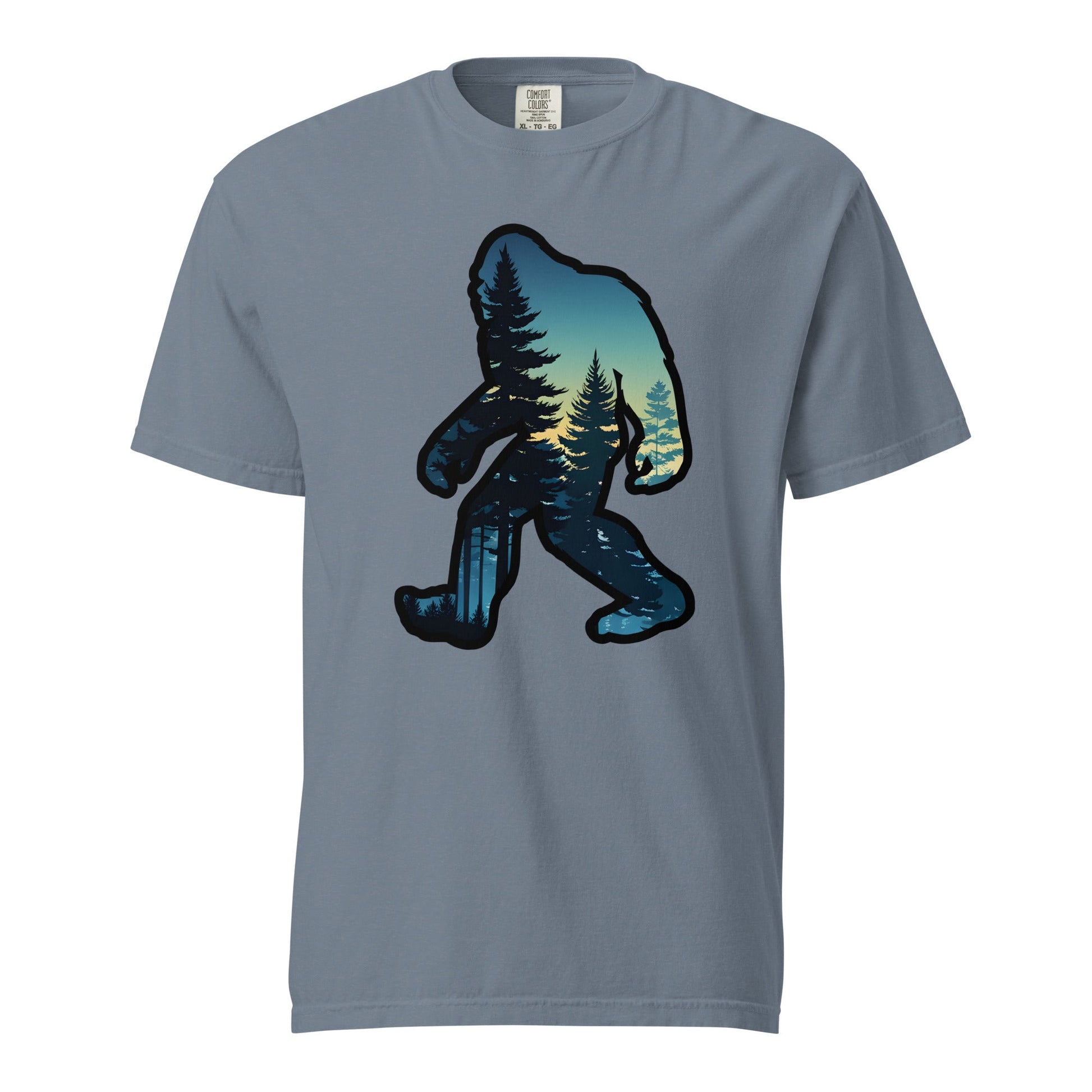 Bigfoot Sunset Forest Men's (Unisex) Premium Tee - Men's Shirts - Discovery Co.