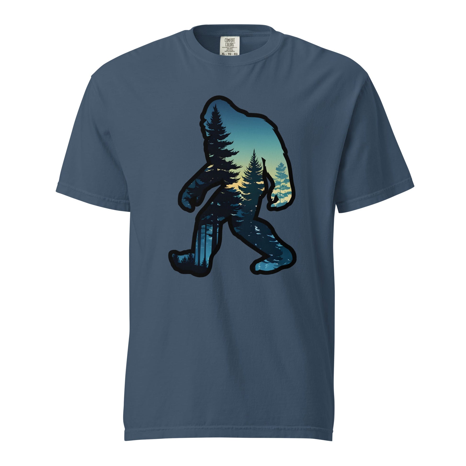 Bigfoot Sunset Forest Men's (Unisex) Premium Tee - Men's Shirts - Discovery Co.