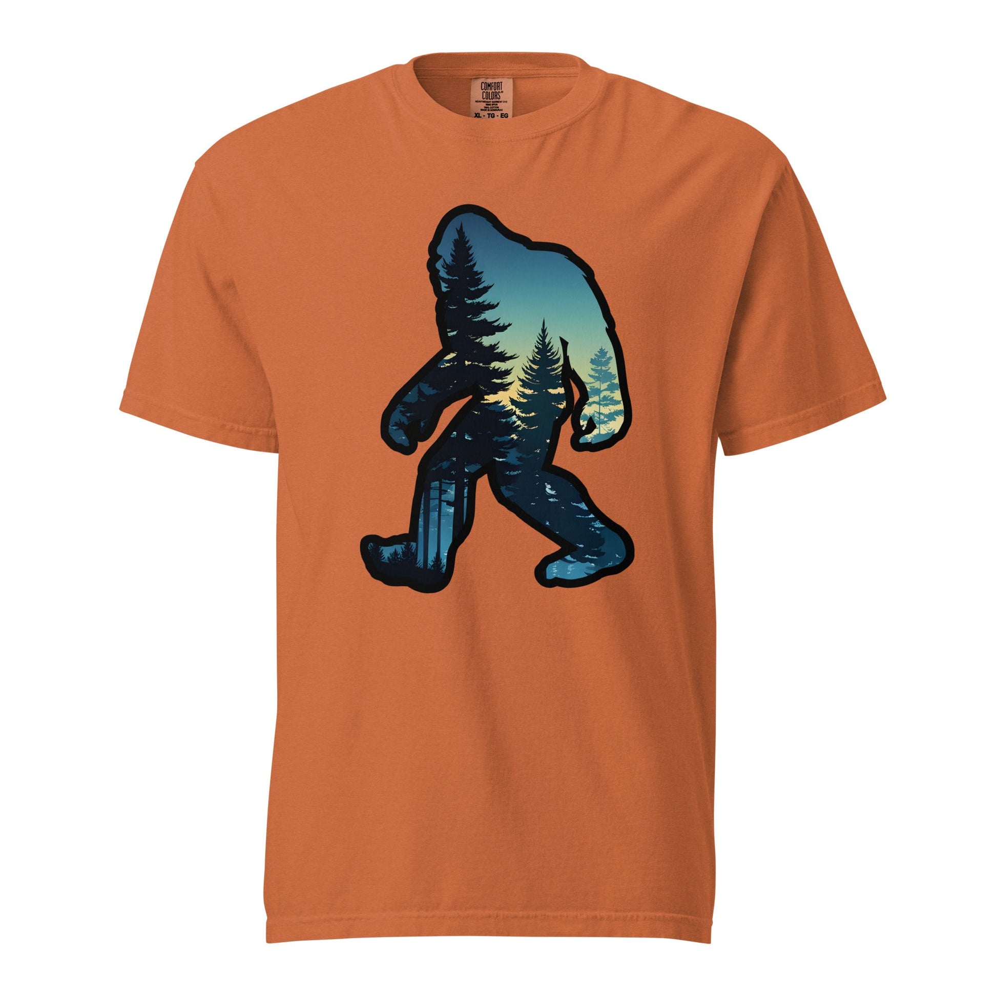 Bigfoot Sunset Forest Men's (Unisex) Premium Tee - Men's Shirts - Discovery Co.