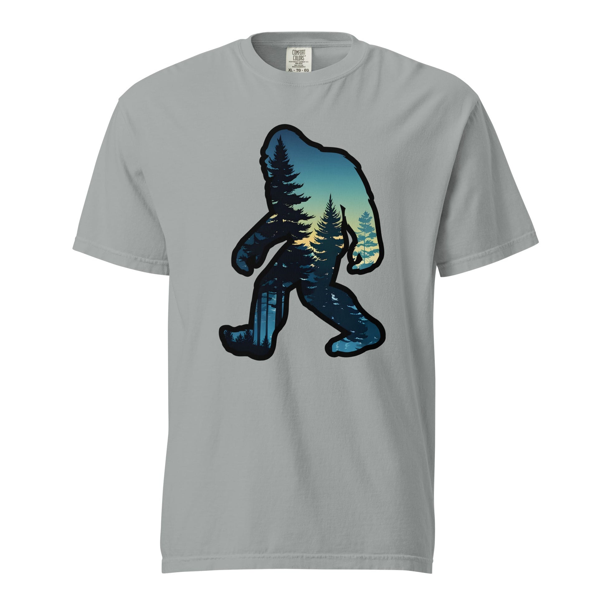 Bigfoot Sunset Forest Men's (Unisex) Premium Tee - Men's Shirts - Discovery Co.