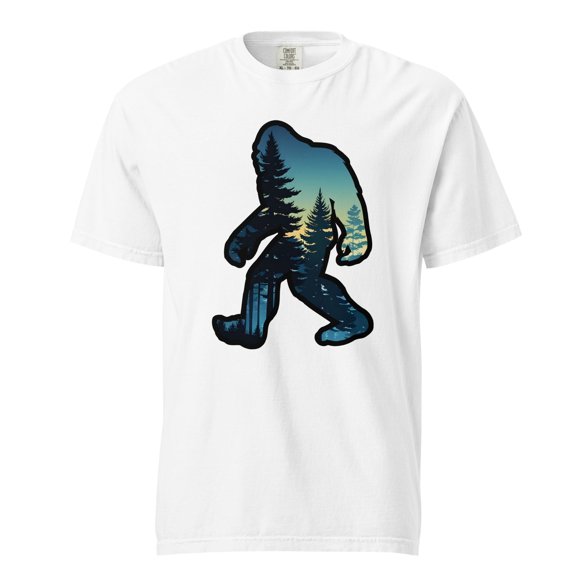 Bigfoot Sunset Forest Men's (Unisex) Premium Tee - Men's Shirts - Discovery Co.