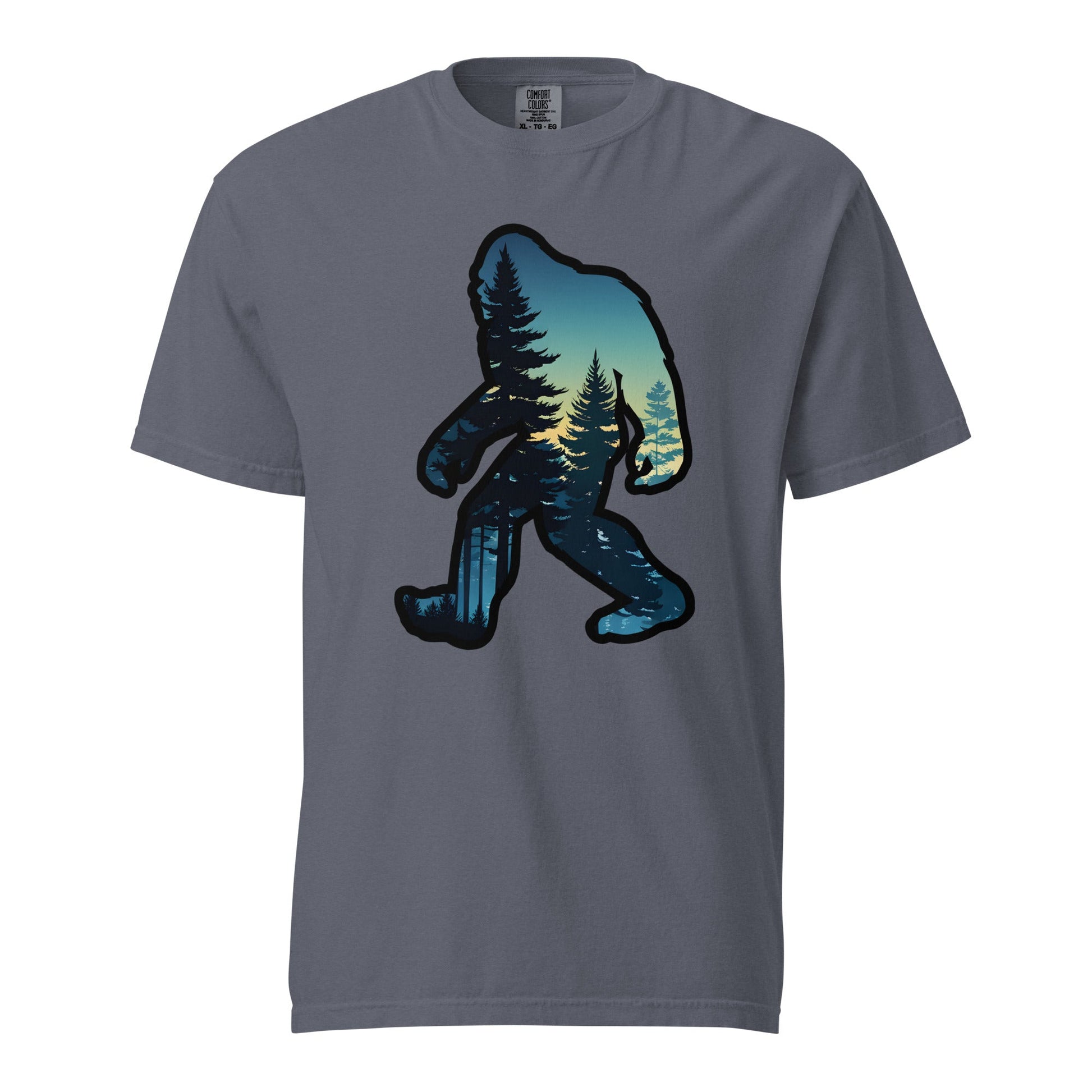 Bigfoot Sunset Forest Men's (Unisex) Premium Tee - Men's Shirts - Discovery Co.