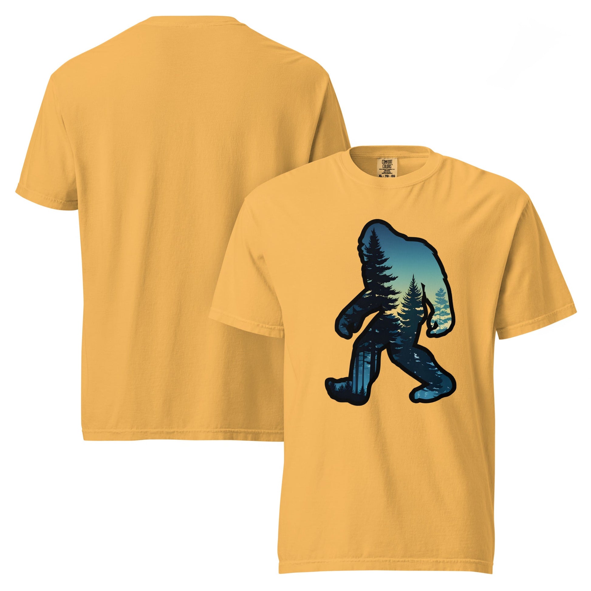 Bigfoot Sunset Forest Men's (Unisex) Premium Tee - Men's Shirts - Discovery Co.