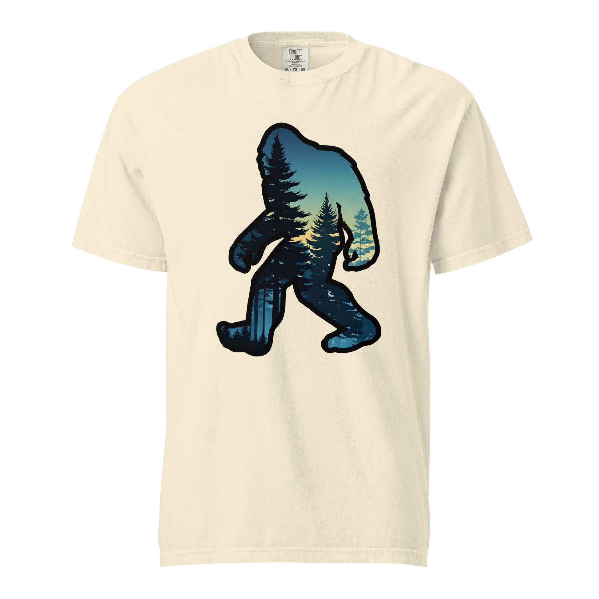 Bigfoot Sunset Forest Men's (Unisex) Premium Tee - Men's Shirts - Discovery Co.
