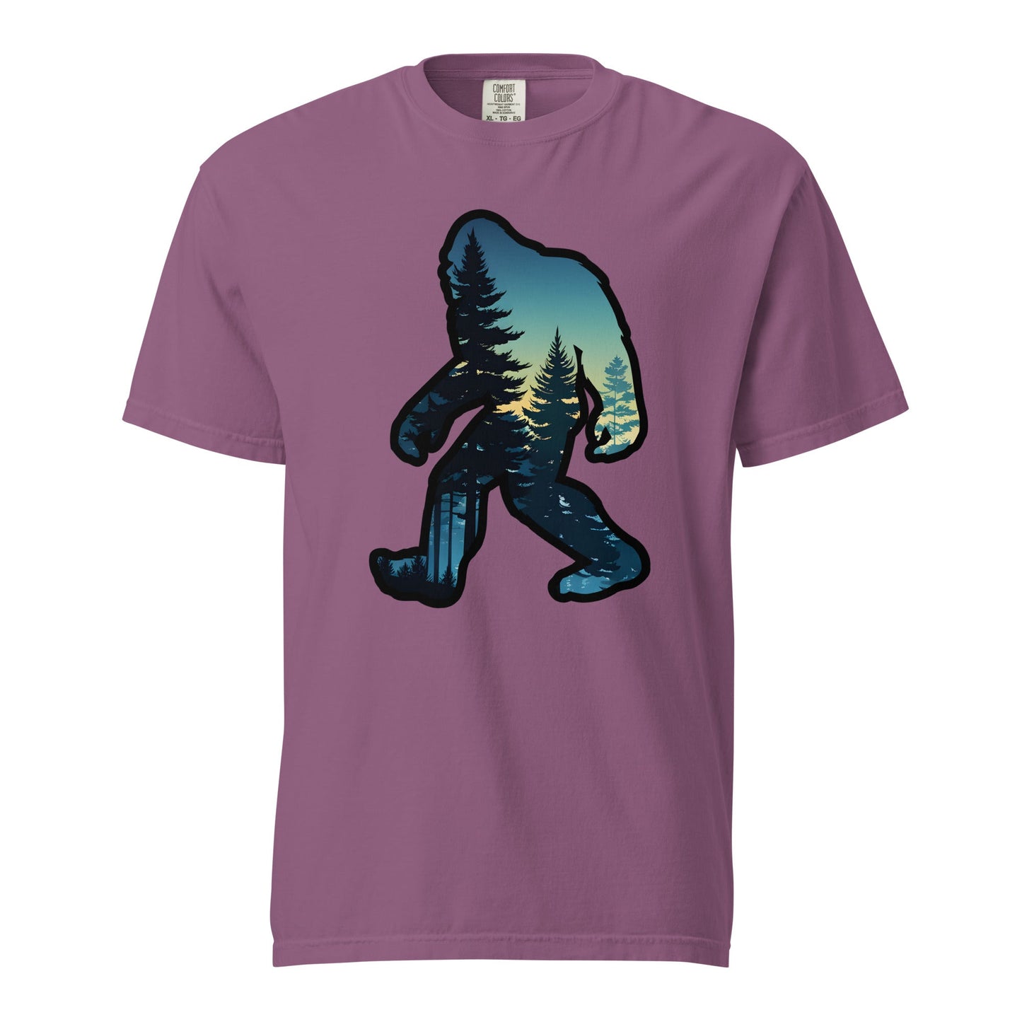 Bigfoot Sunset Forest Men's (Unisex) Premium Tee - Men's Shirts - Discovery Co.