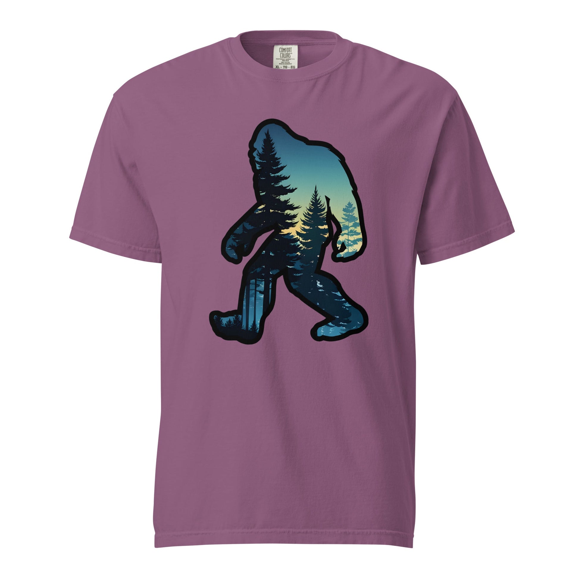Bigfoot Sunset Forest Men's (Unisex) Premium Tee - Men's Shirts - Discovery Co.