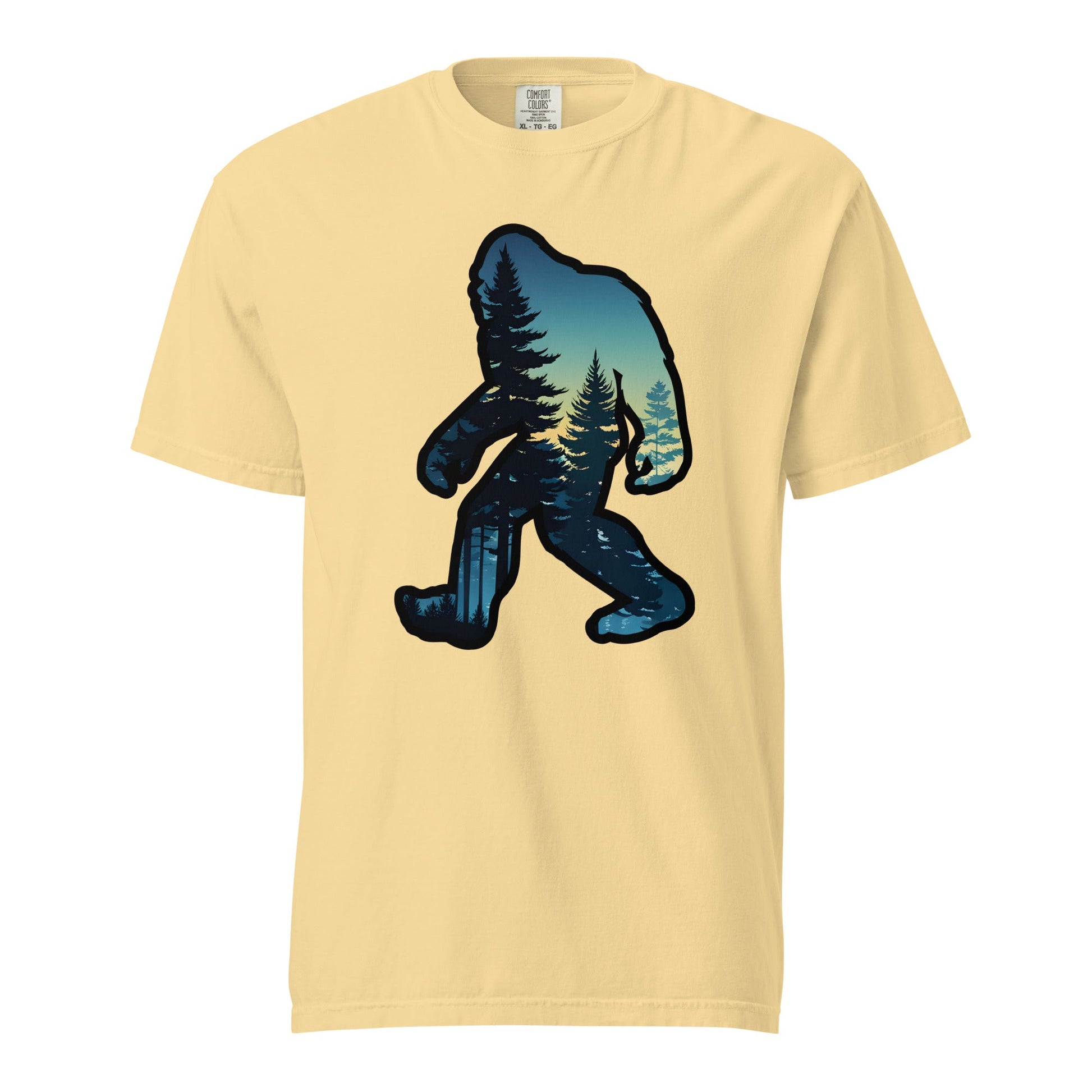 Bigfoot Sunset Forest Men's (Unisex) Premium Tee - Men's Shirts - Discovery Co.