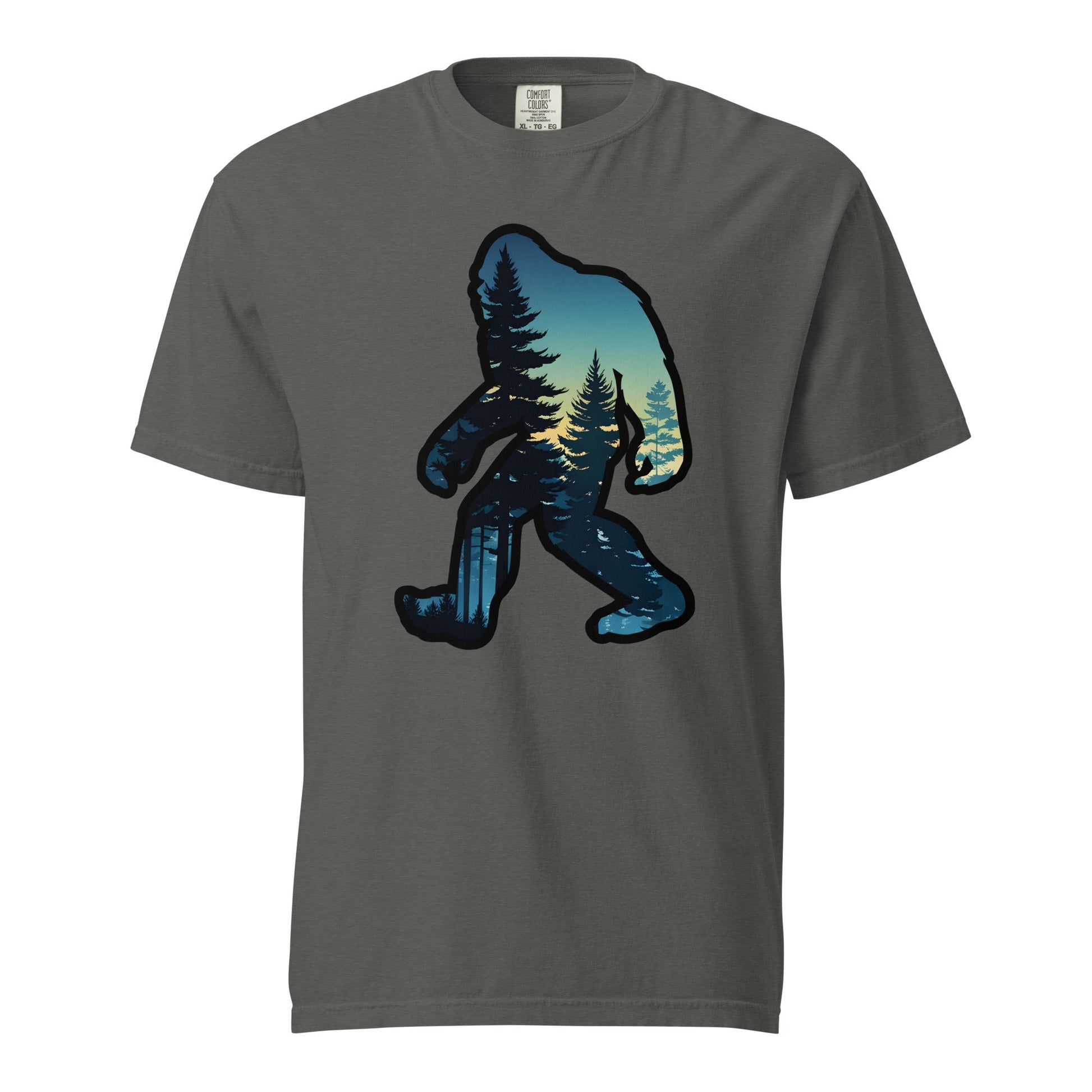 Bigfoot Sunset Forest Men's (Unisex) Premium Tee - Men's Shirts - Discovery Co.