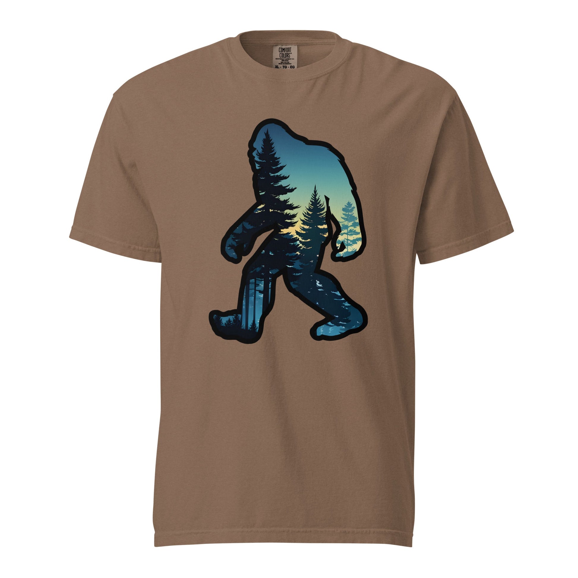 Bigfoot Sunset Forest Men's (Unisex) Premium Tee - Men's Shirts - Discovery Co.