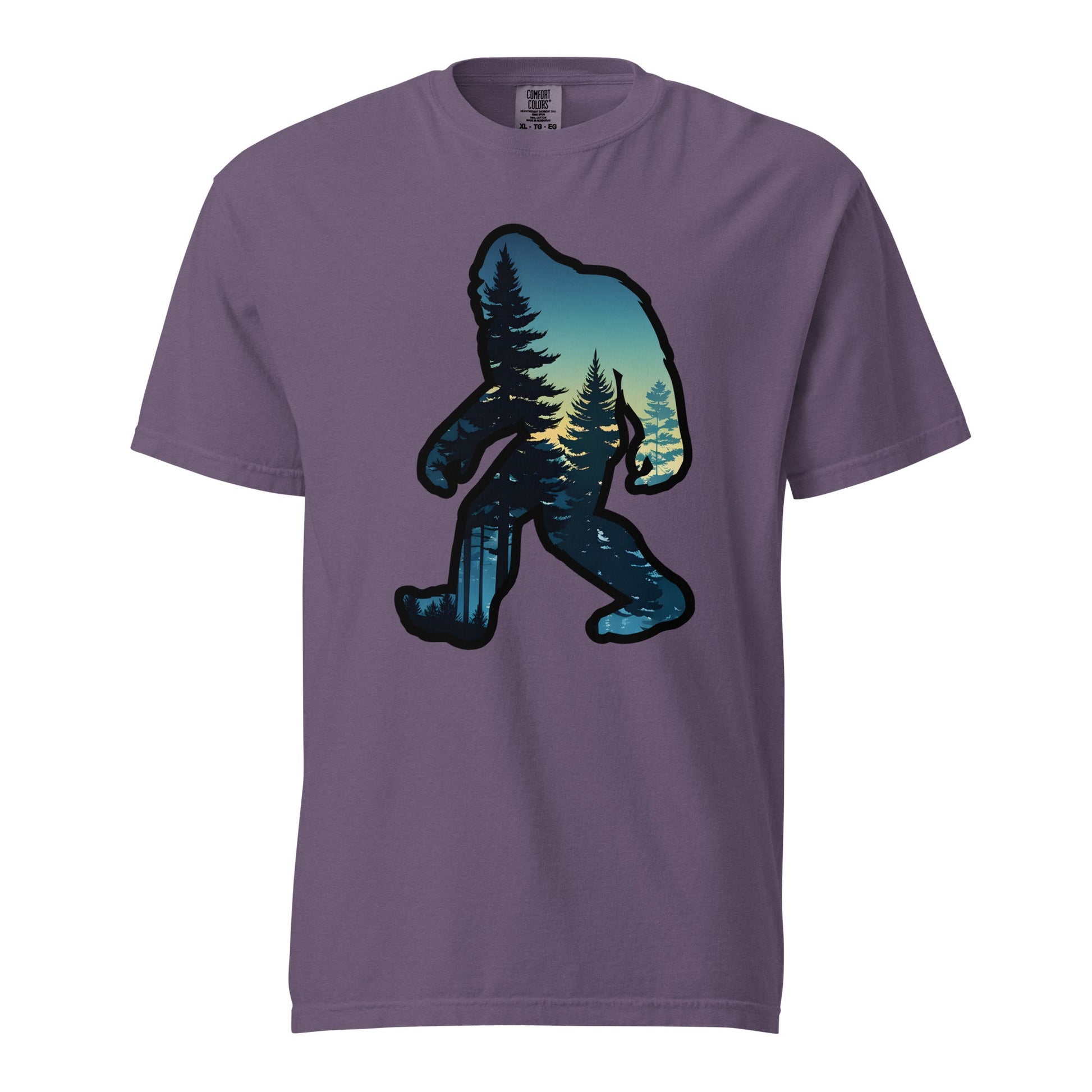 Bigfoot Sunset Forest Men's (Unisex) Premium Tee - Men's Shirts - Discovery Co.