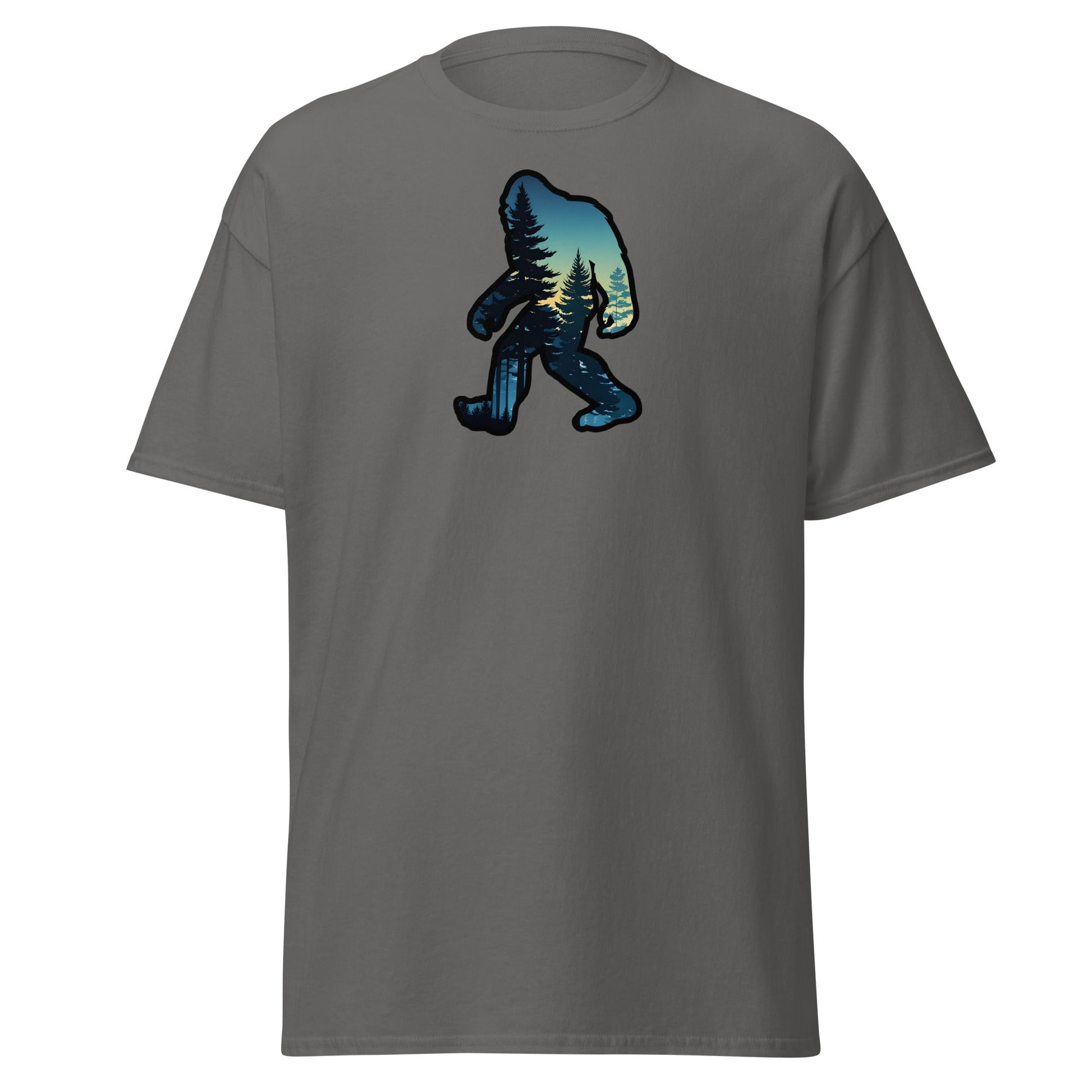 Bigfoot Sunset Forest Women's (Unisex) Classic Tee - Women's Shirts - Discovery Co.