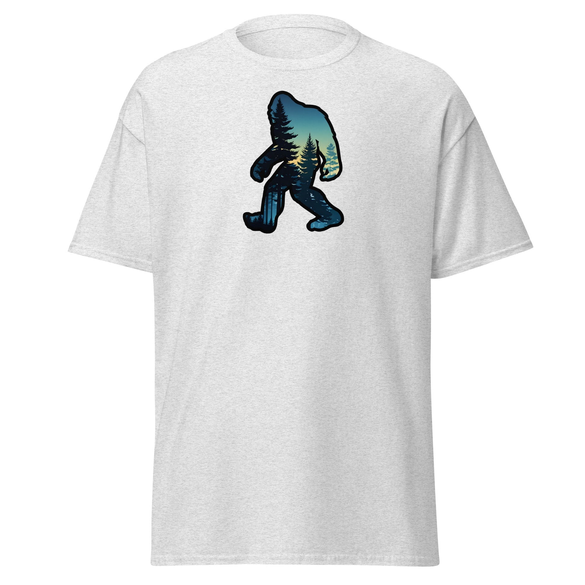 Bigfoot Sunset Forest Women's (Unisex) Classic Tee - Women's Shirts - Discovery Co.