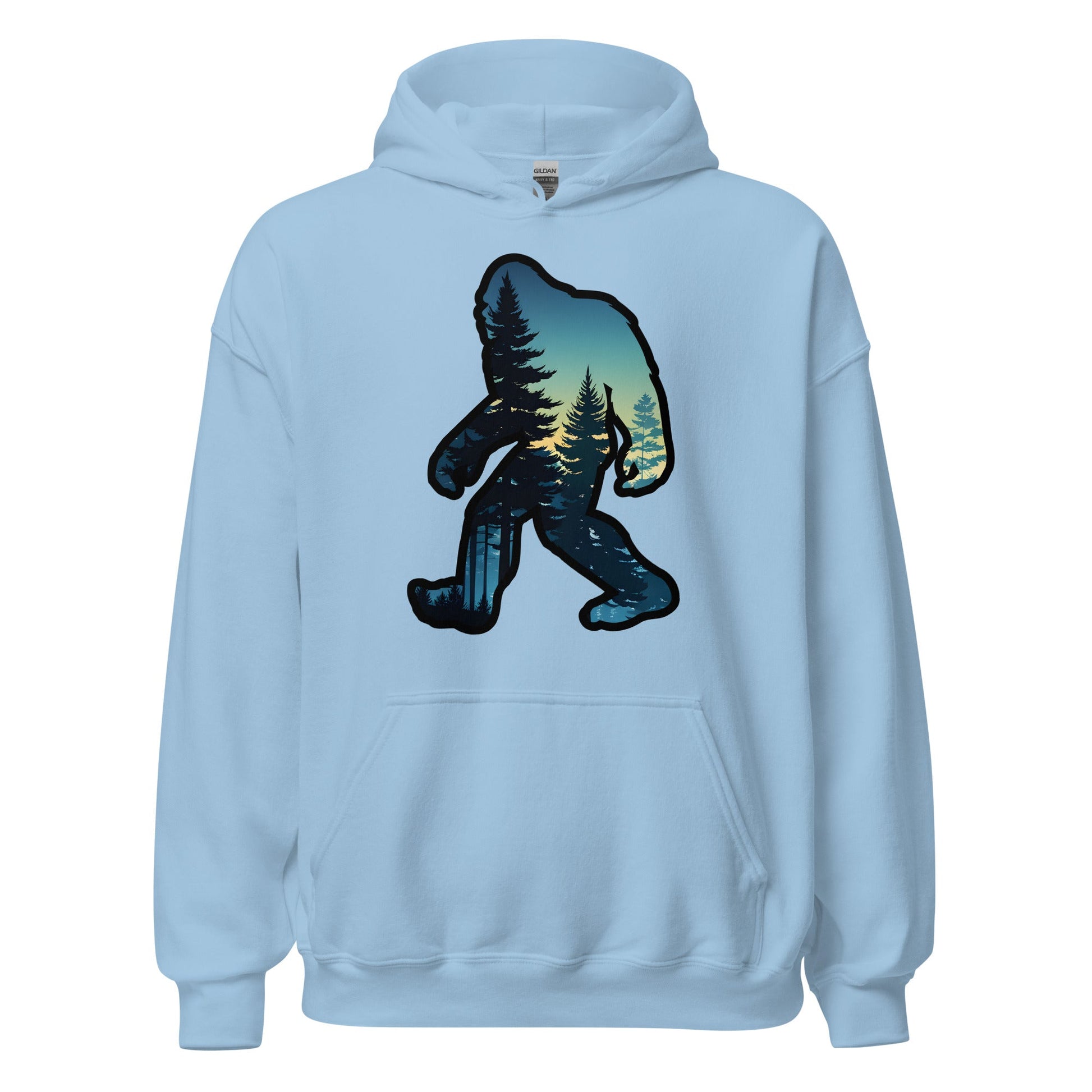 Bigfoot Sunset Forest Women's (Unisex) Hoodie - Hoodies - Discovery Co.