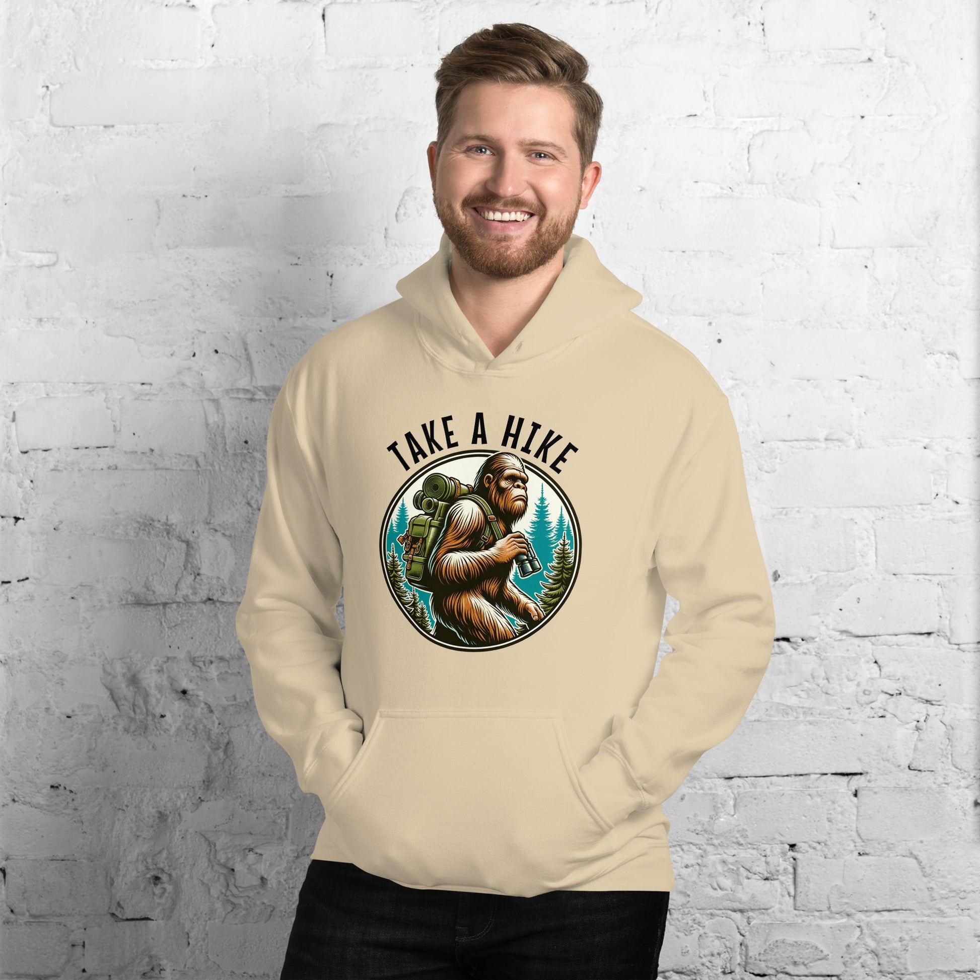 Bigfoot Take A Hike Men's (Unisex) Hoodie - Hoodies - Discovery Co.