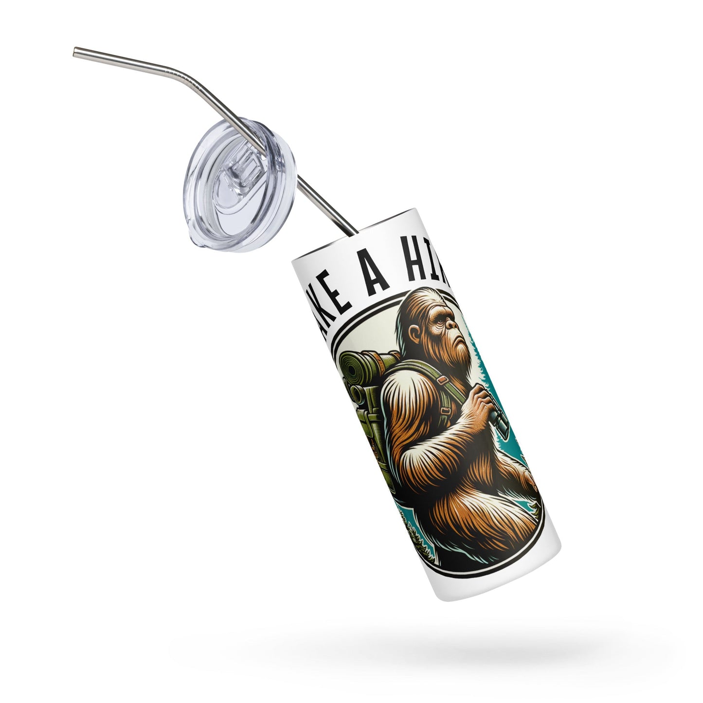 Bigfoot Take A Hike Stainless Steel Tumbler - Steel Tumbler - Discovery Co.