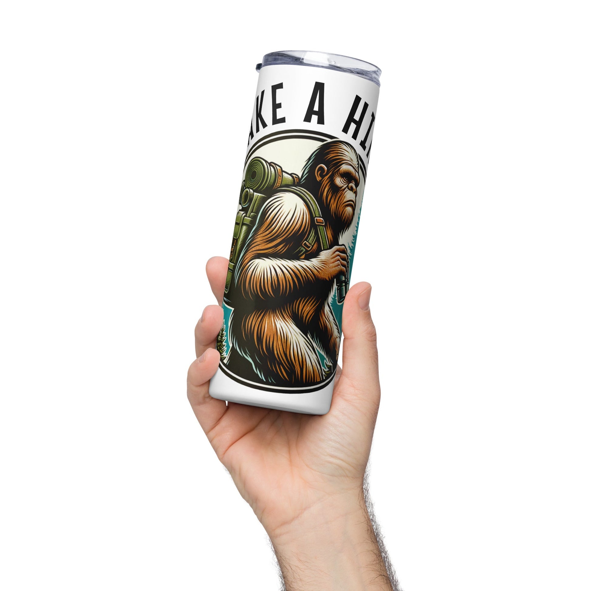 Bigfoot Take A Hike Stainless Steel Tumbler - Steel Tumbler - Discovery Co.