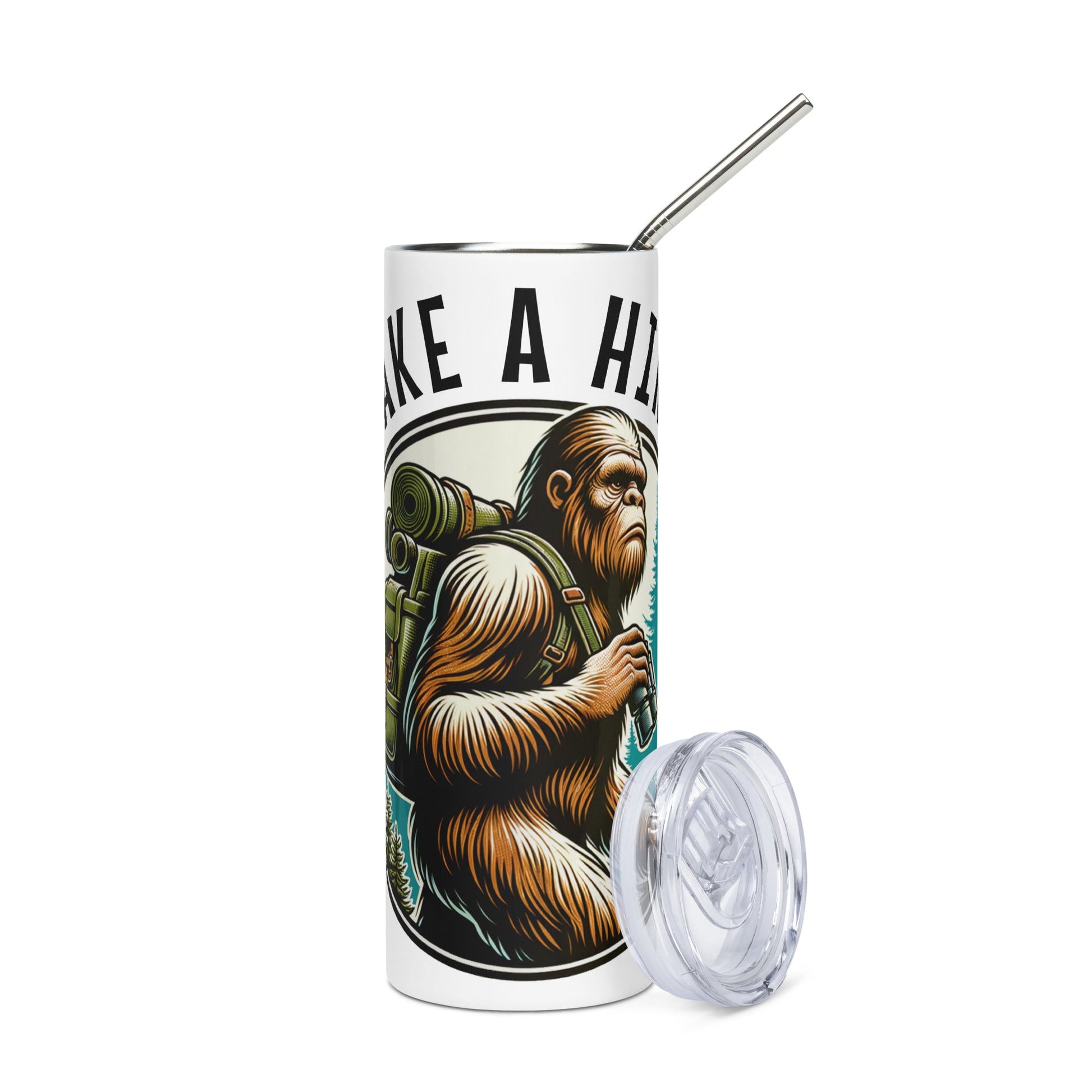 Bigfoot Take A Hike Stainless Steel Tumbler - Steel Tumbler - Discovery Co.