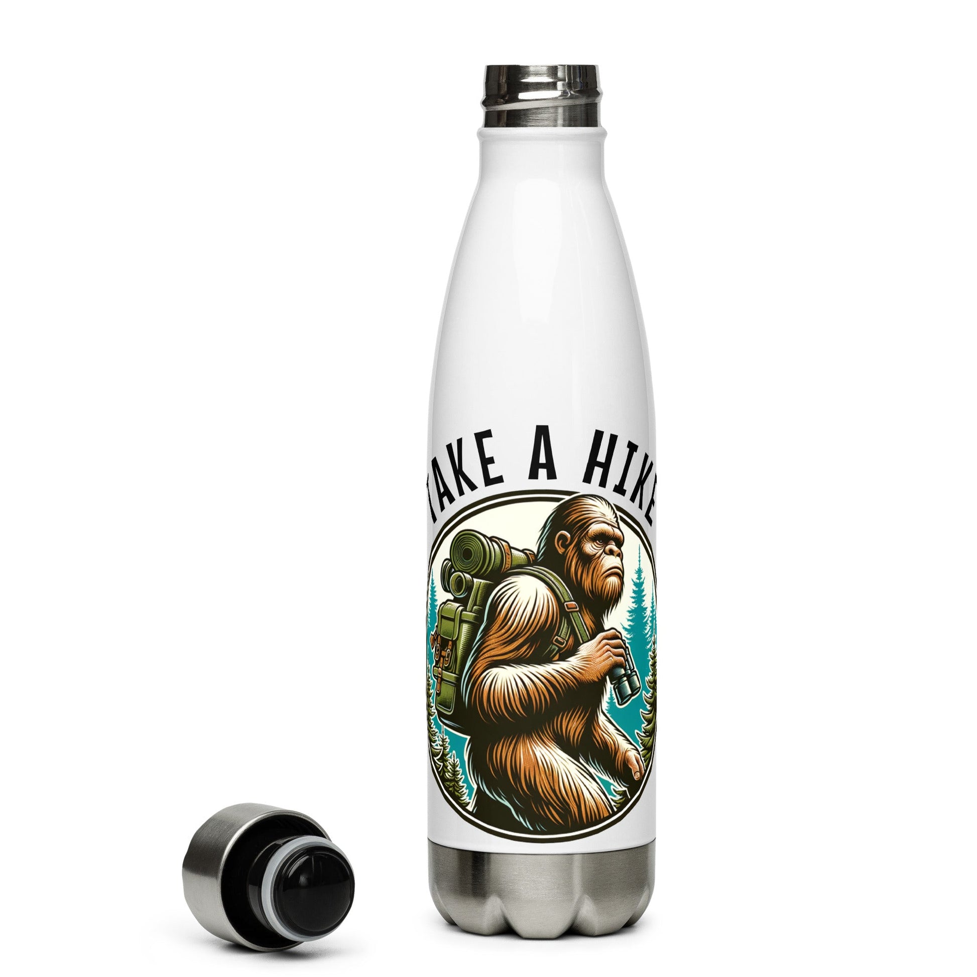 Bigfoot Take A Hike Stainless Steel Water Bottle - Stainless Steel Water Bottle - Discovery Co.