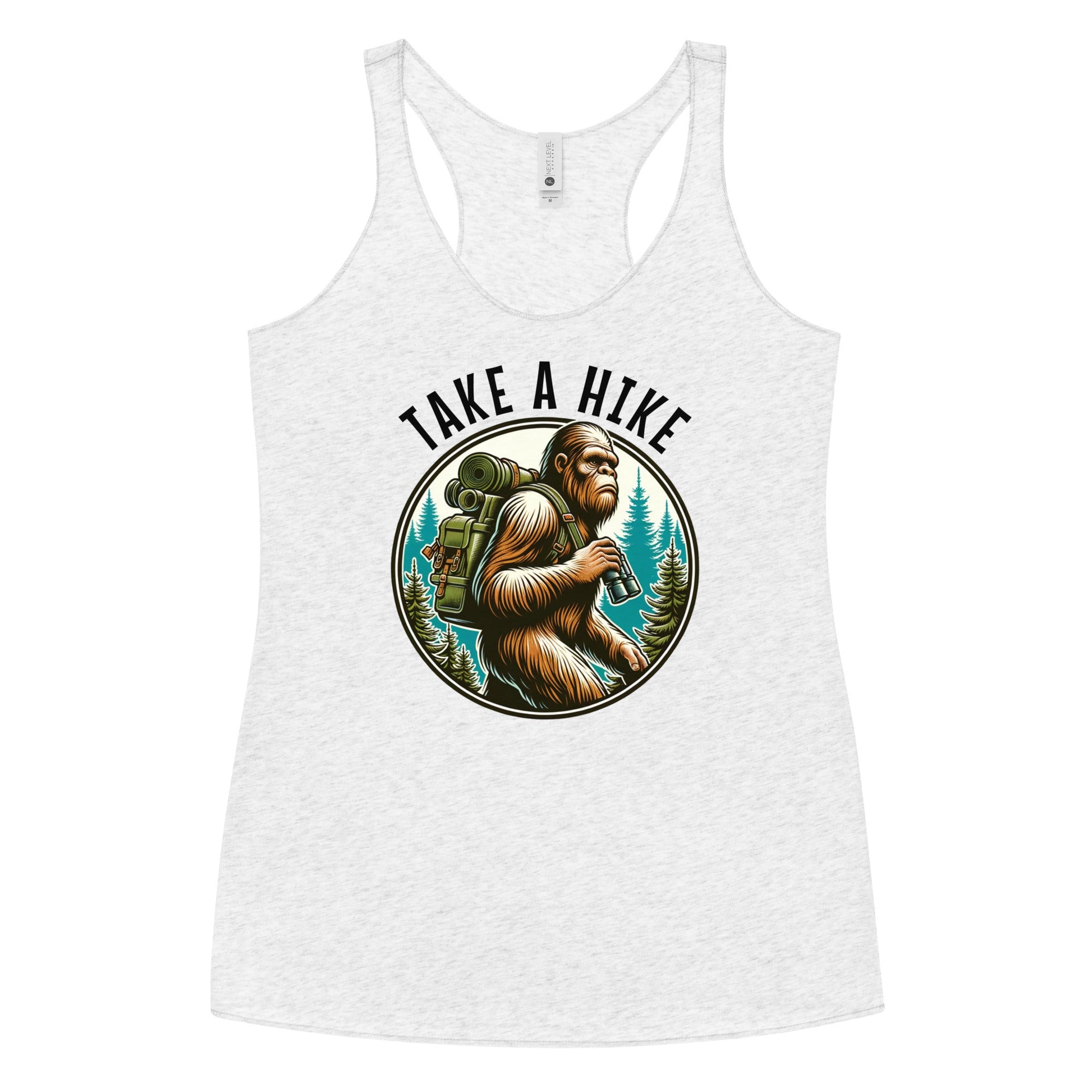 Bigfoot Take A Hike Women's Racerback Tank - Women's Shirts - Discovery Co.