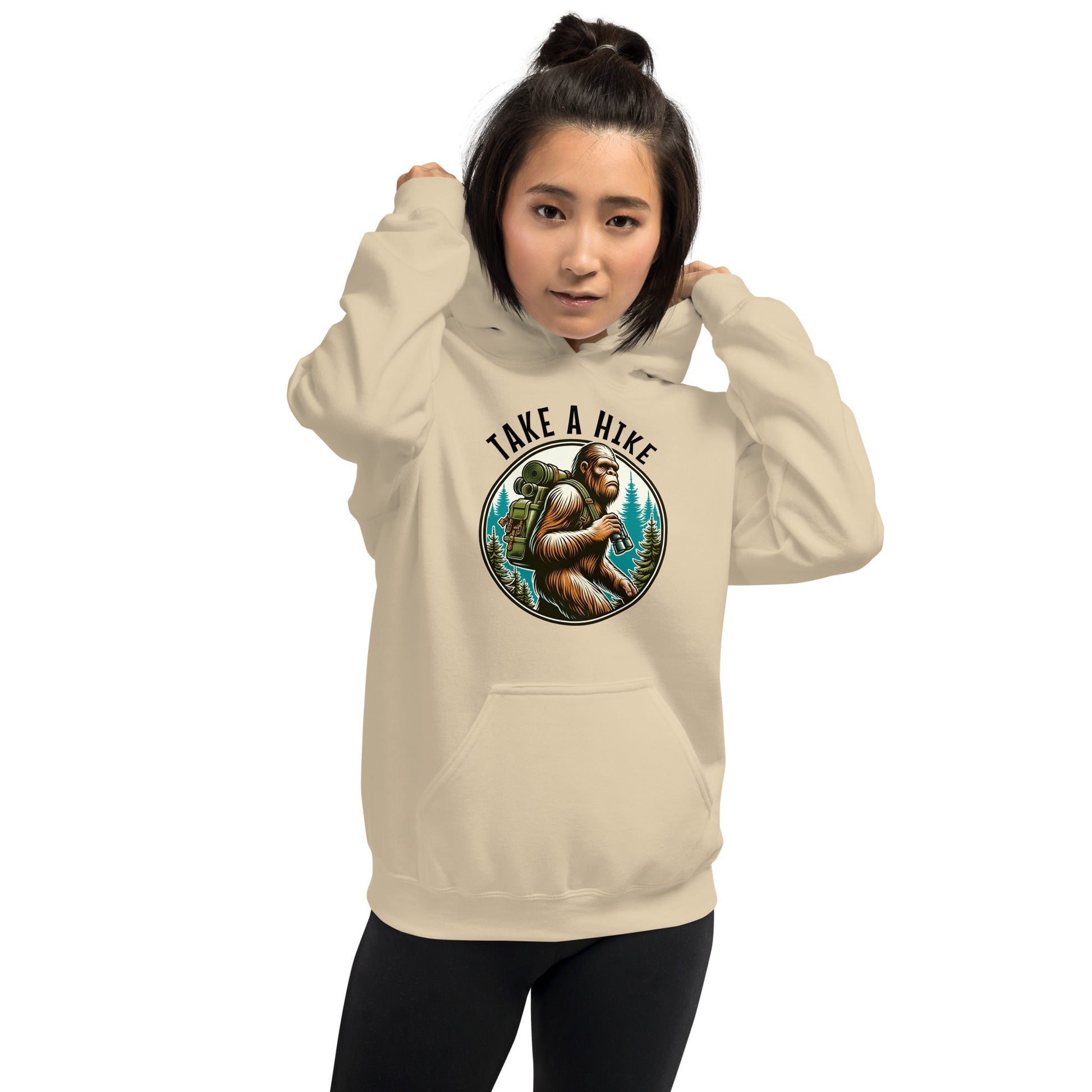 Bigfoot Take A Hike Women's (Unisex) Hoodie - Hoodies - Discovery Co.