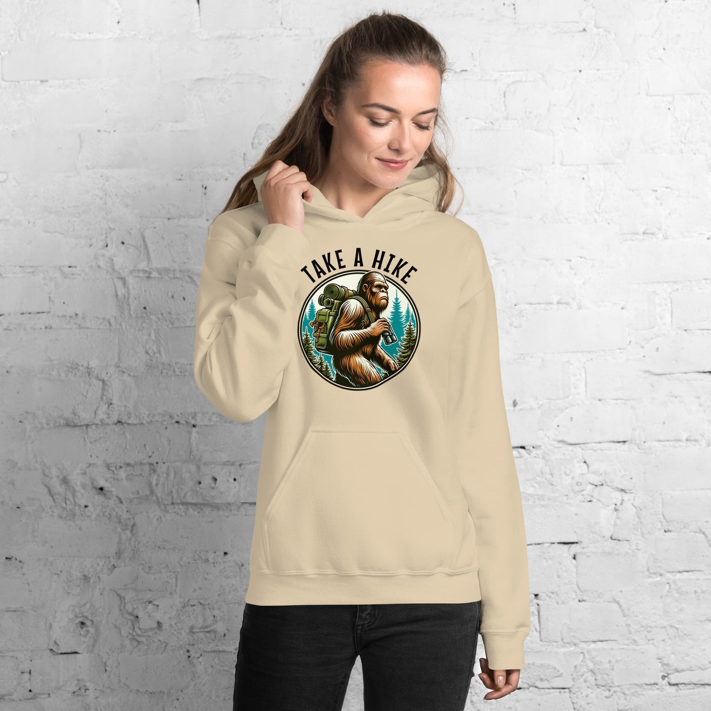 Bigfoot Take A Hike Women's (Unisex) Hoodie - Hoodies - Discovery Co.