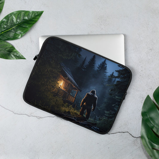 Bigfoot Visit 2 Laptop Sleeve - Laptop Cases - Discovery Co.