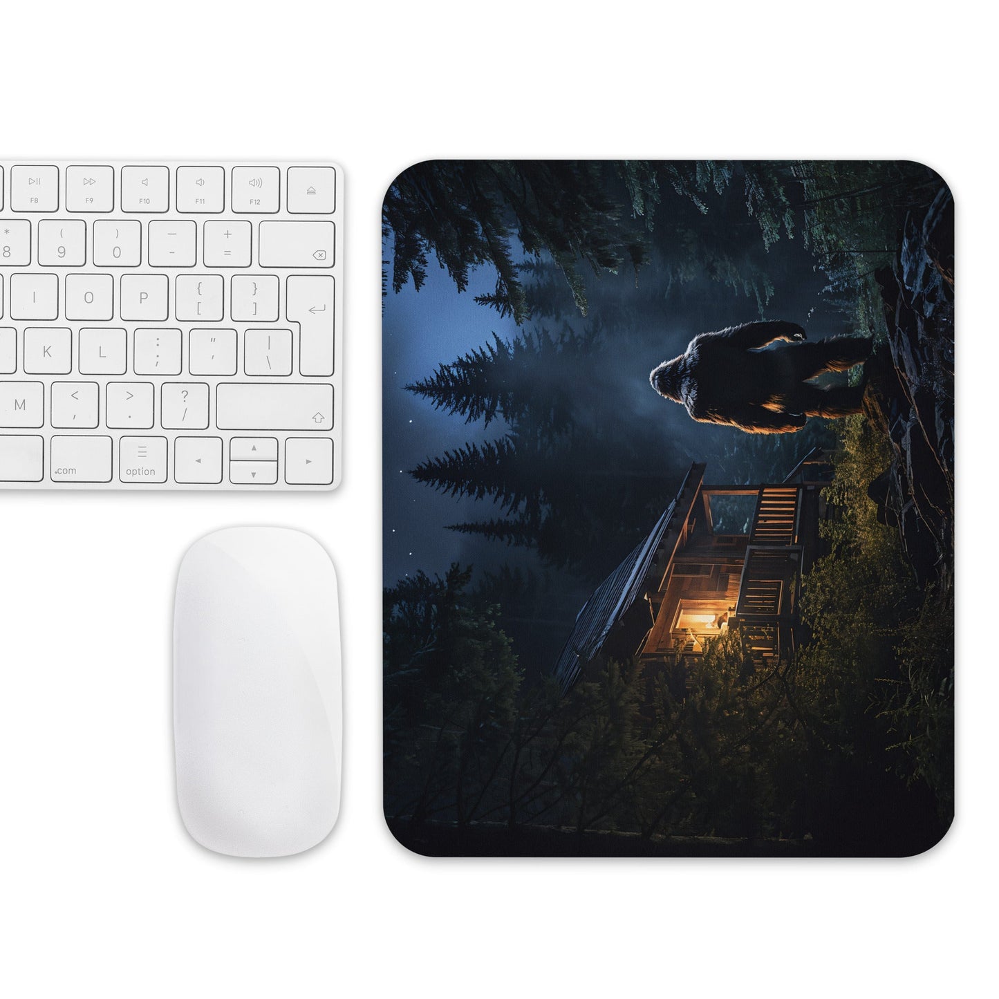 Bigfoot Visit 2 Mouse Pad - Mouse Pads - Discovery Co.