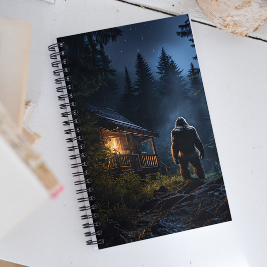 Bigfoot Visit 2 Spiral Notebook - Spiral Notebooks - Discovery Co.