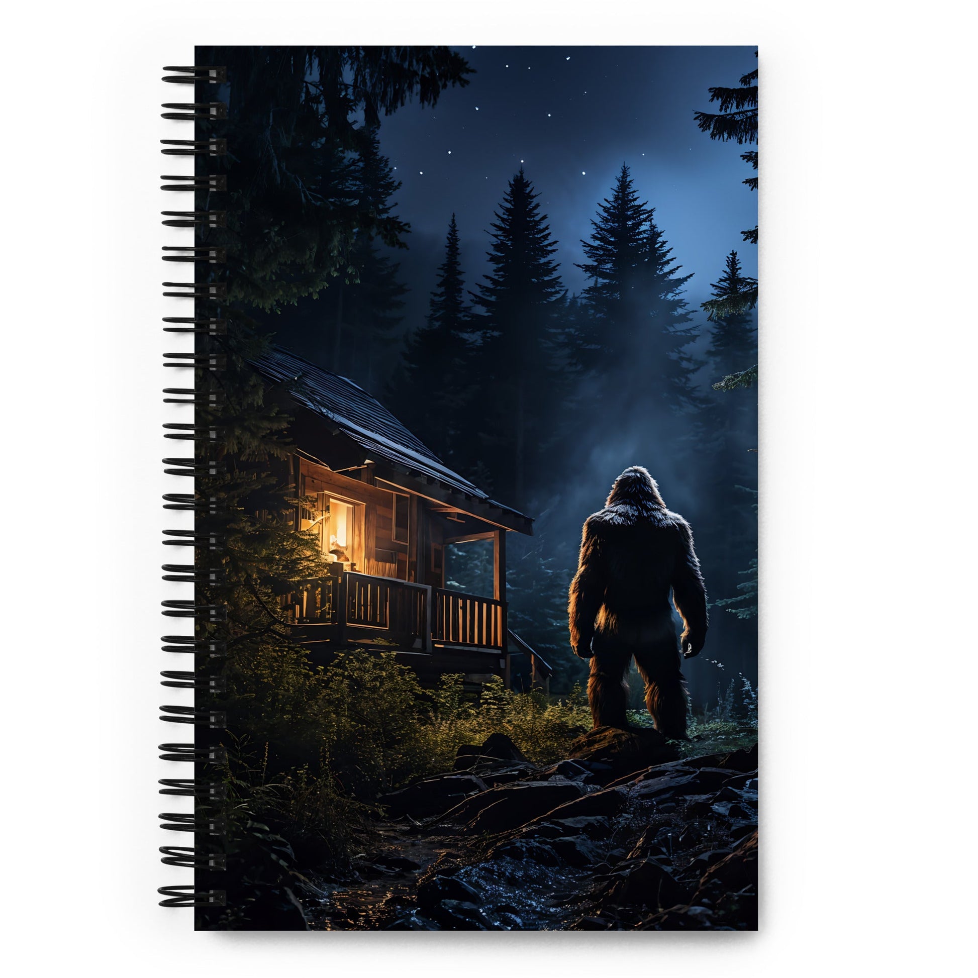 Bigfoot Visit 2 Spiral Notebook - Spiral Notebooks - Discovery Co.