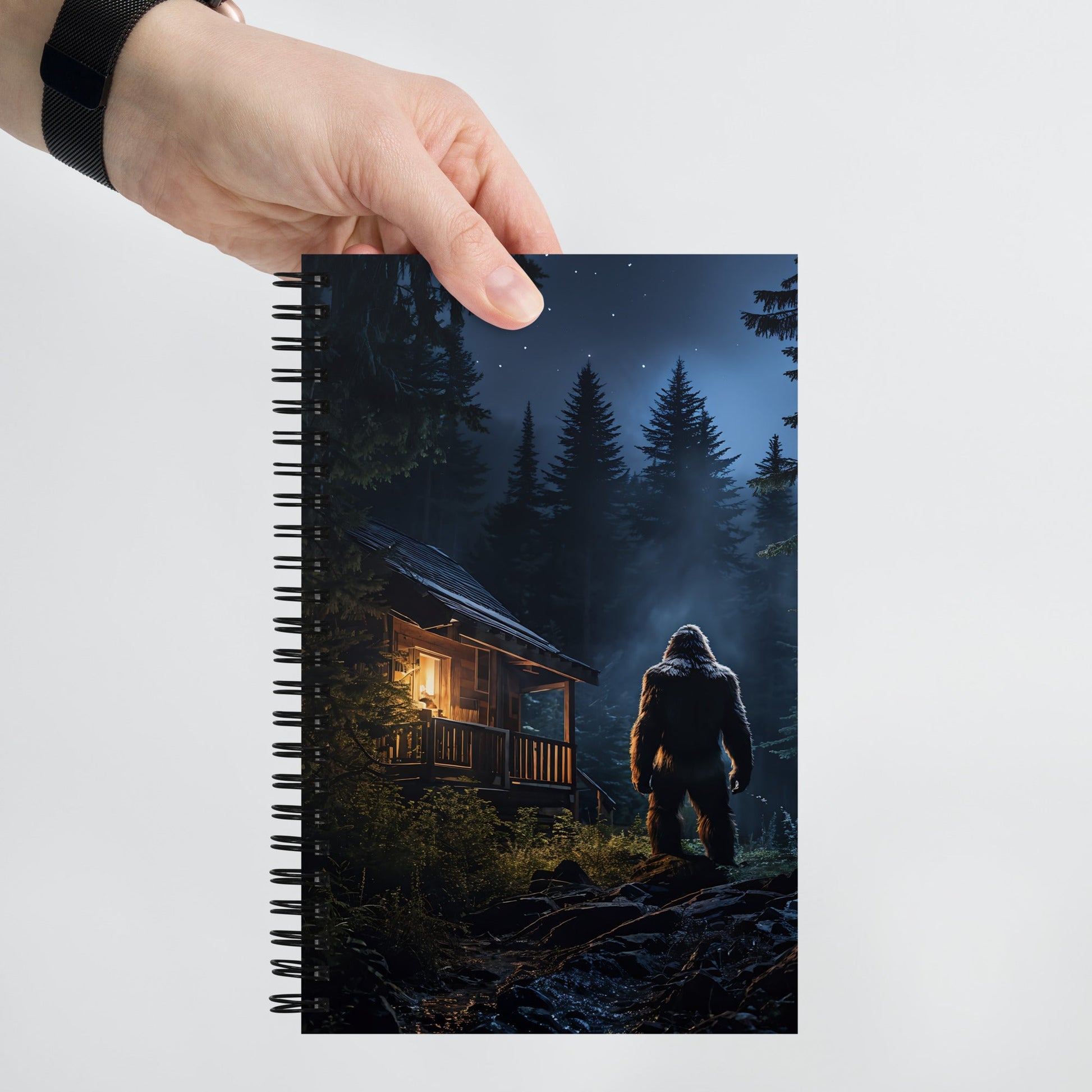 Bigfoot Visit 2 Spiral Notebook - Spiral Notebooks - Discovery Co.