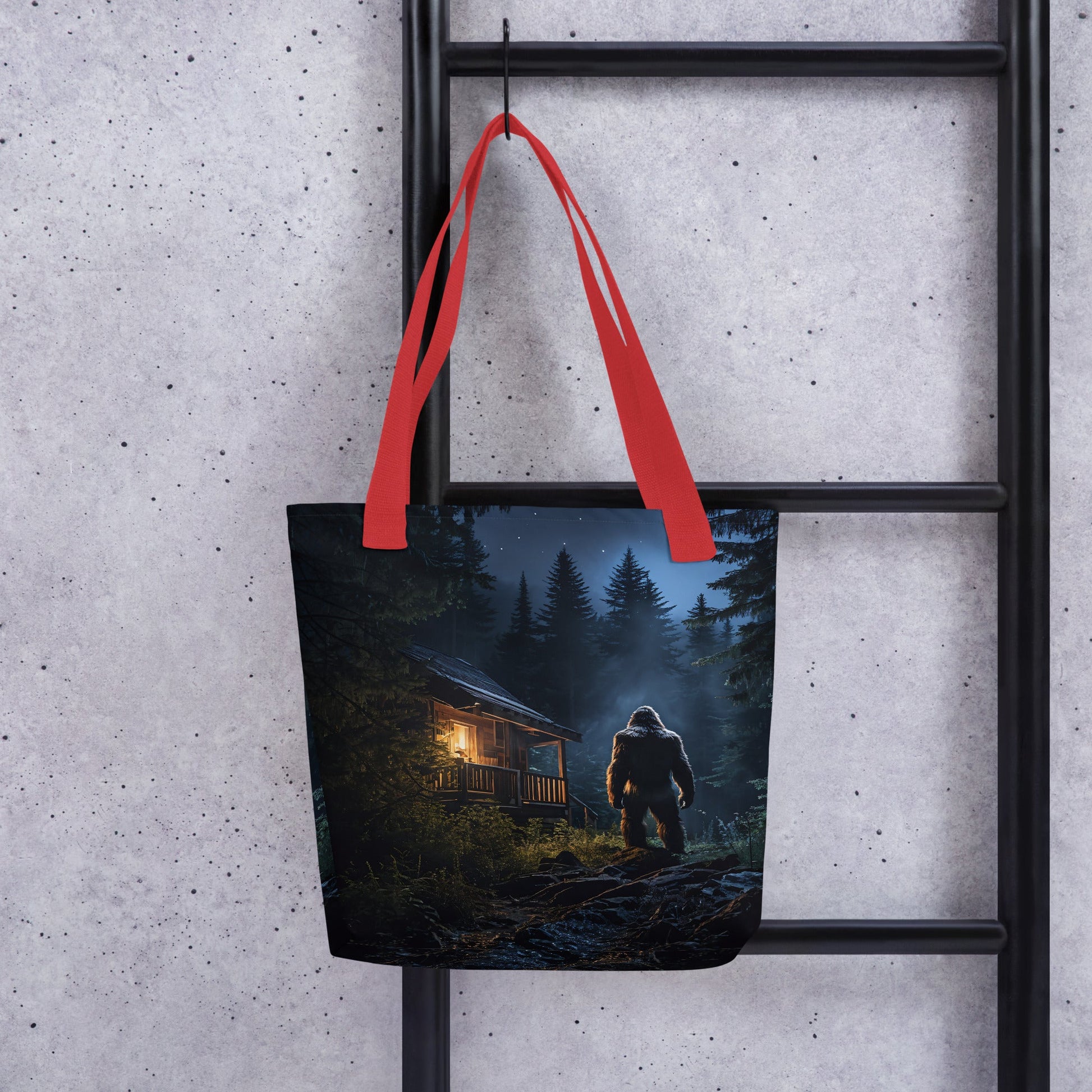 Bigfoot Visit 2 Tote Bag - Tote Bags - Discovery Co.