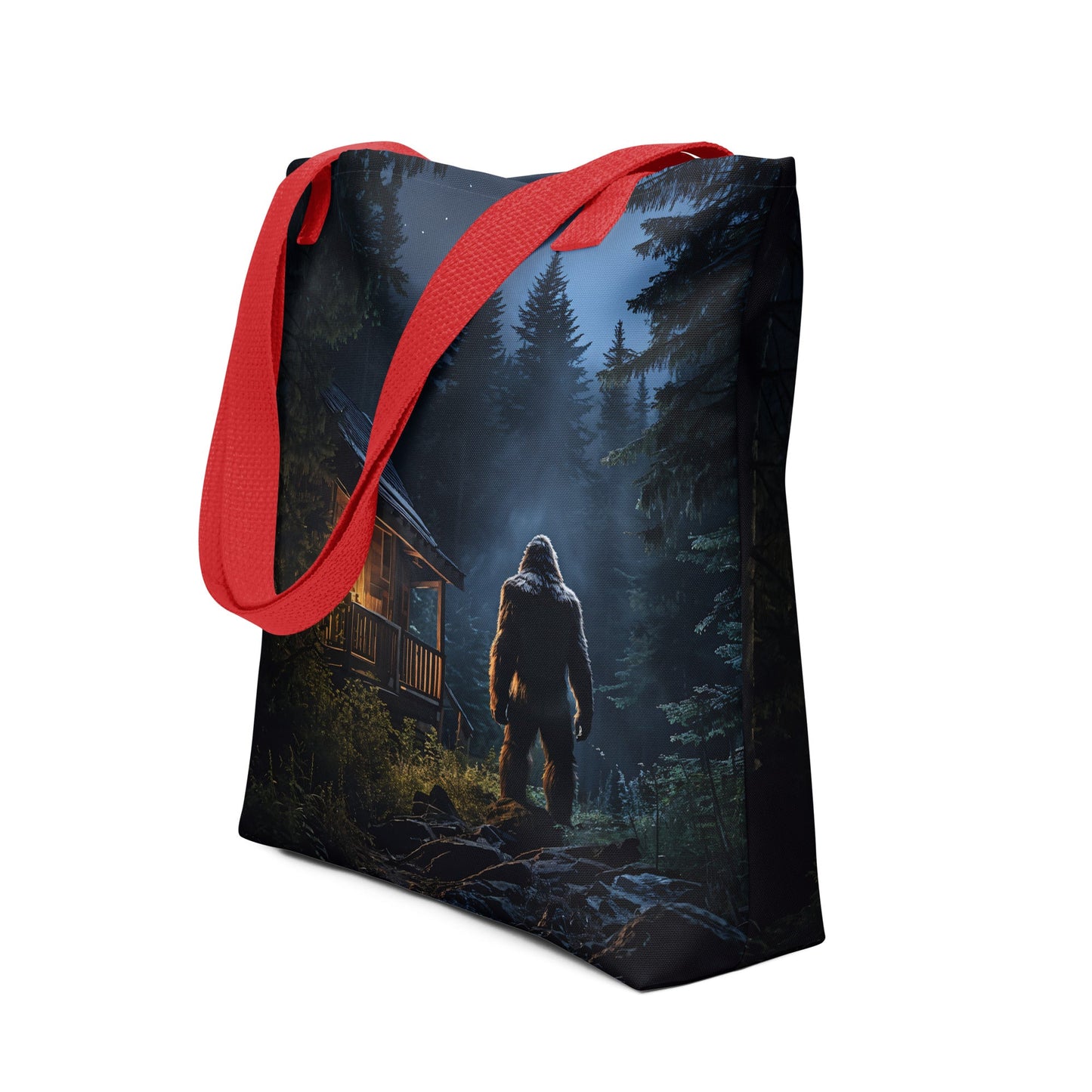 Bigfoot Visit 2 Tote Bag - Tote Bags - Discovery Co.