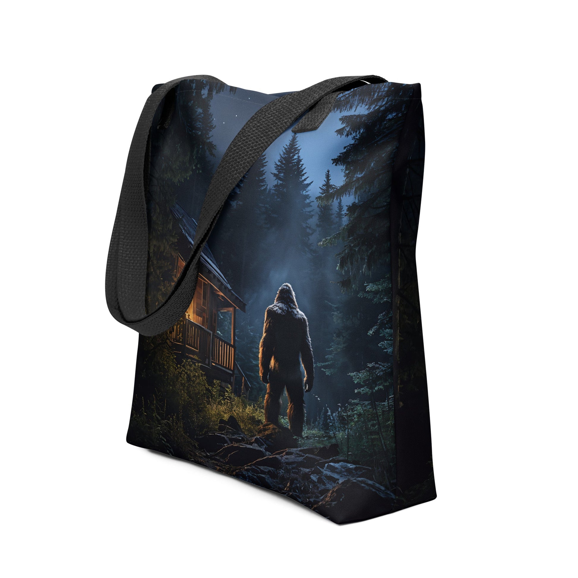 Bigfoot Visit 2 Tote Bag - Tote Bags - Discovery Co.